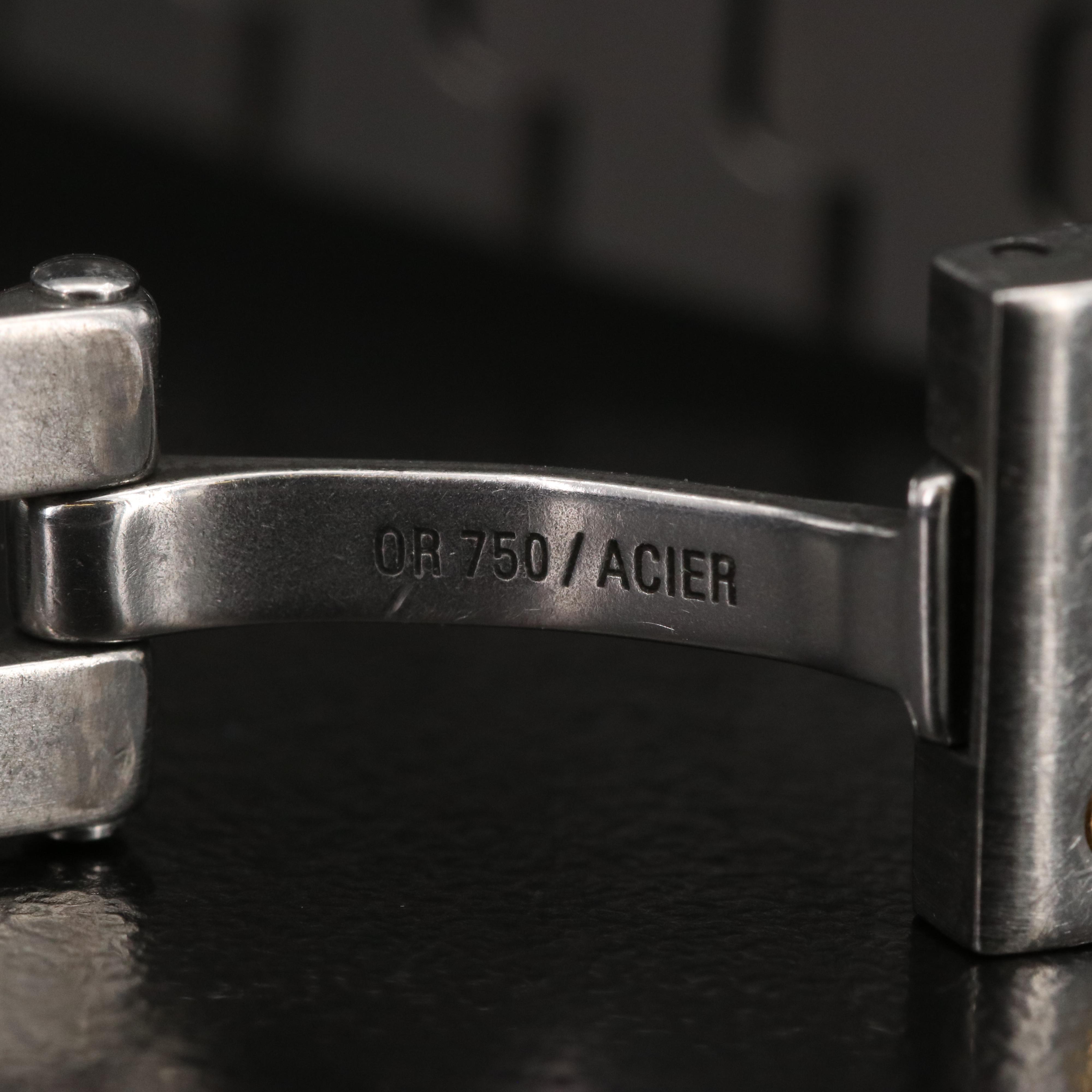 18K and Stainless Steel Cartier Santos De Cartier Quartz Watch