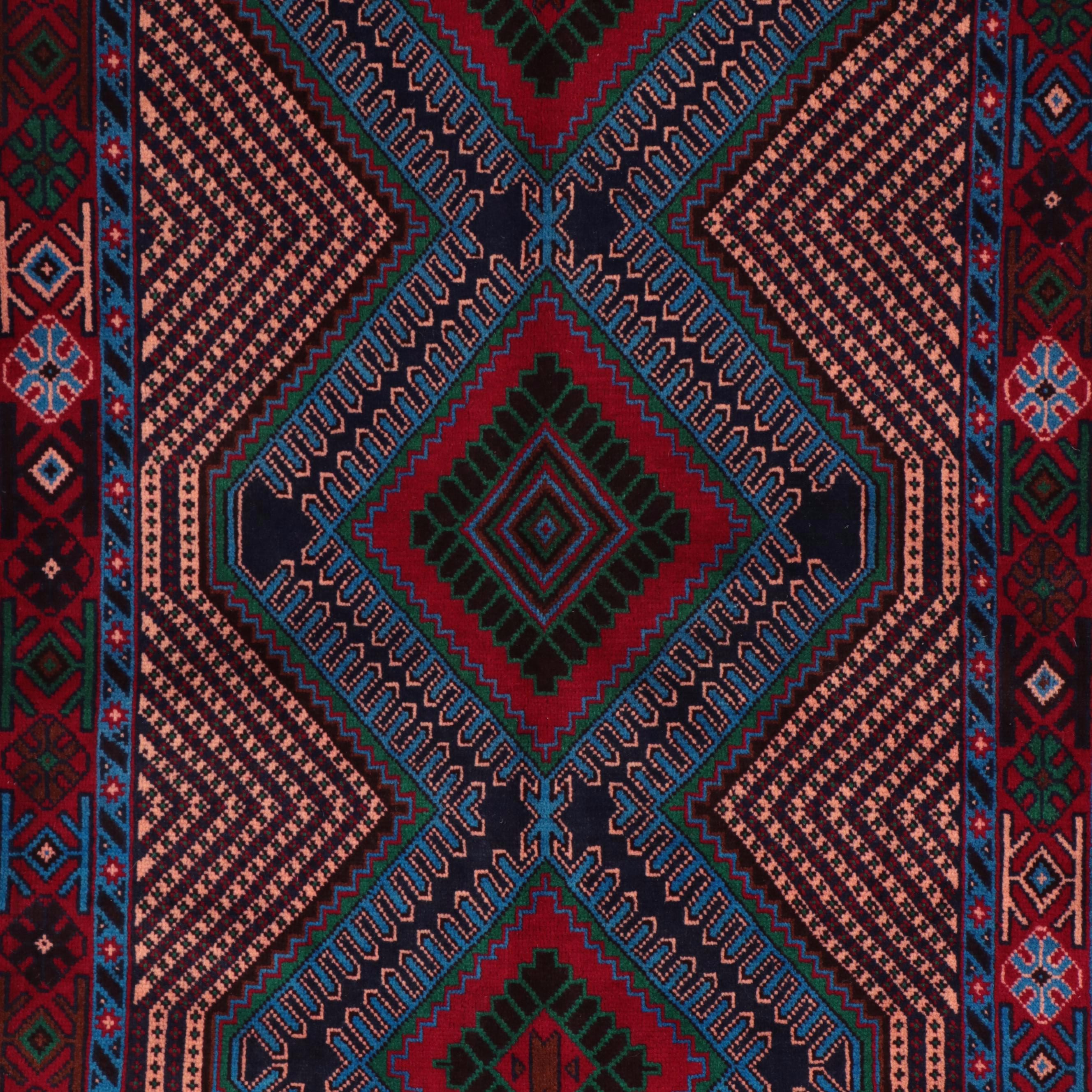 3' x 5'6 Hand-Knotted Persian Serab Wool Area Rug