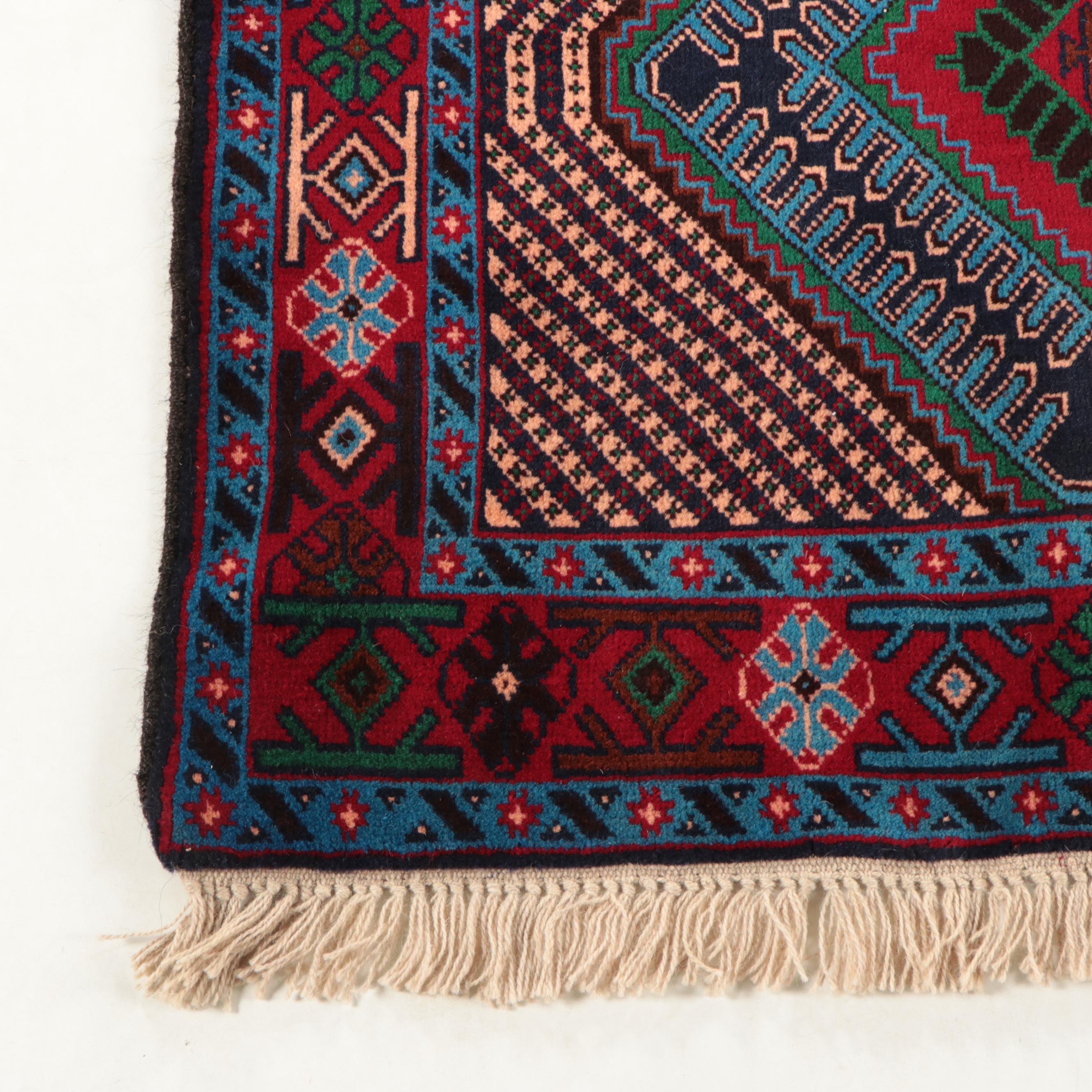 3' x 5'6 Hand-Knotted Persian Serab Wool Area Rug