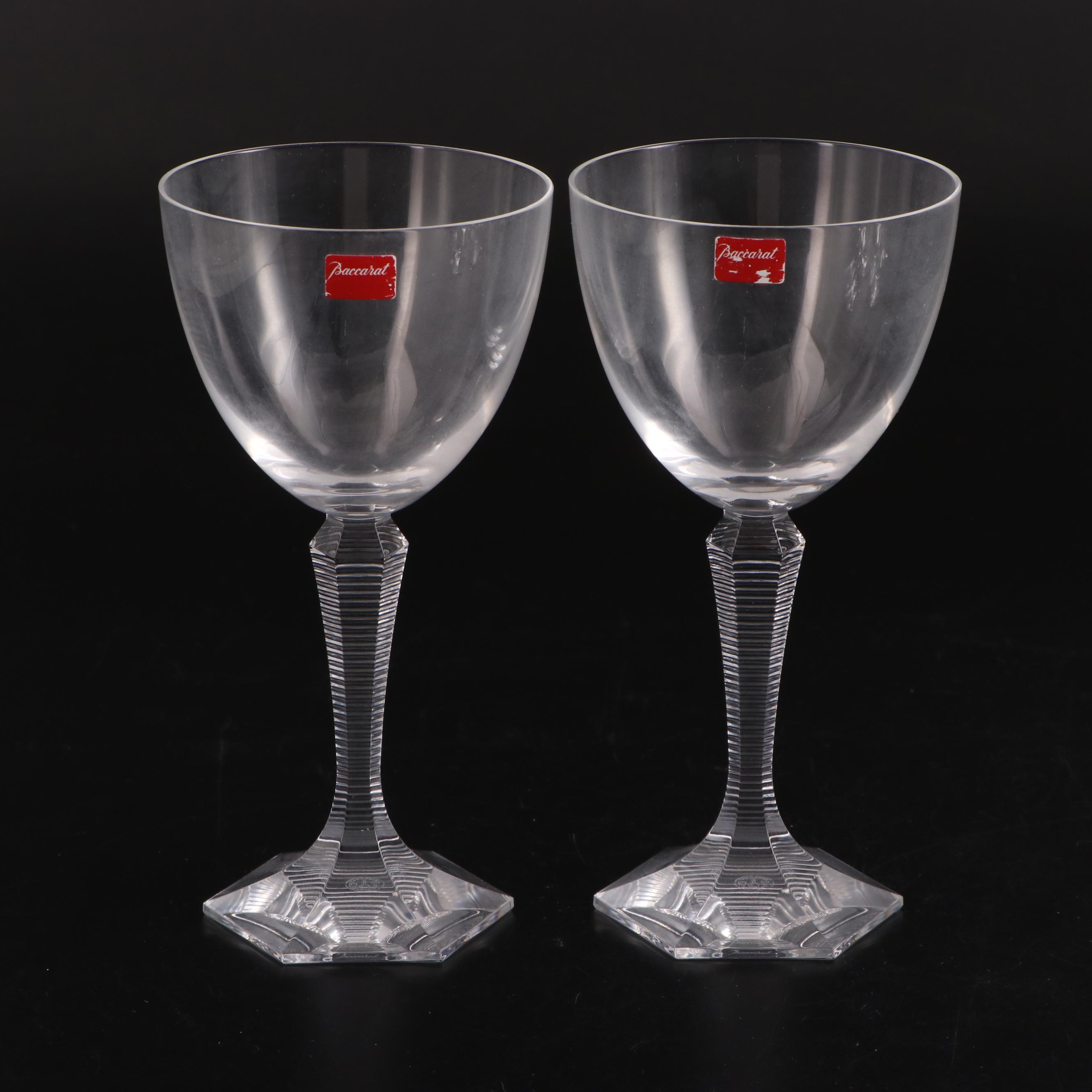 Baccarat "Opera" Crystal Tall Water Goblets