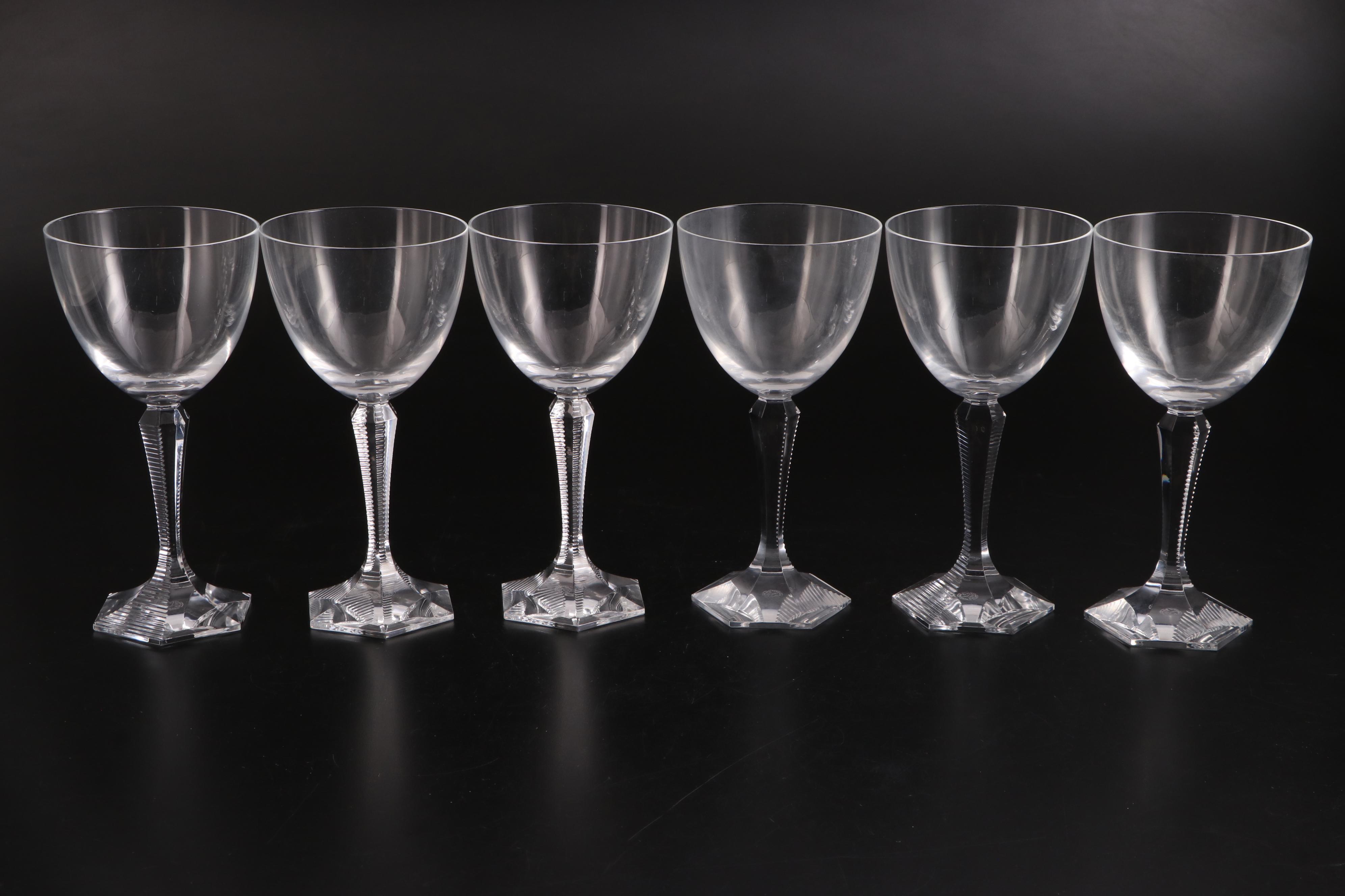 Baccarat "Opera" Crystal Tall Water Goblets