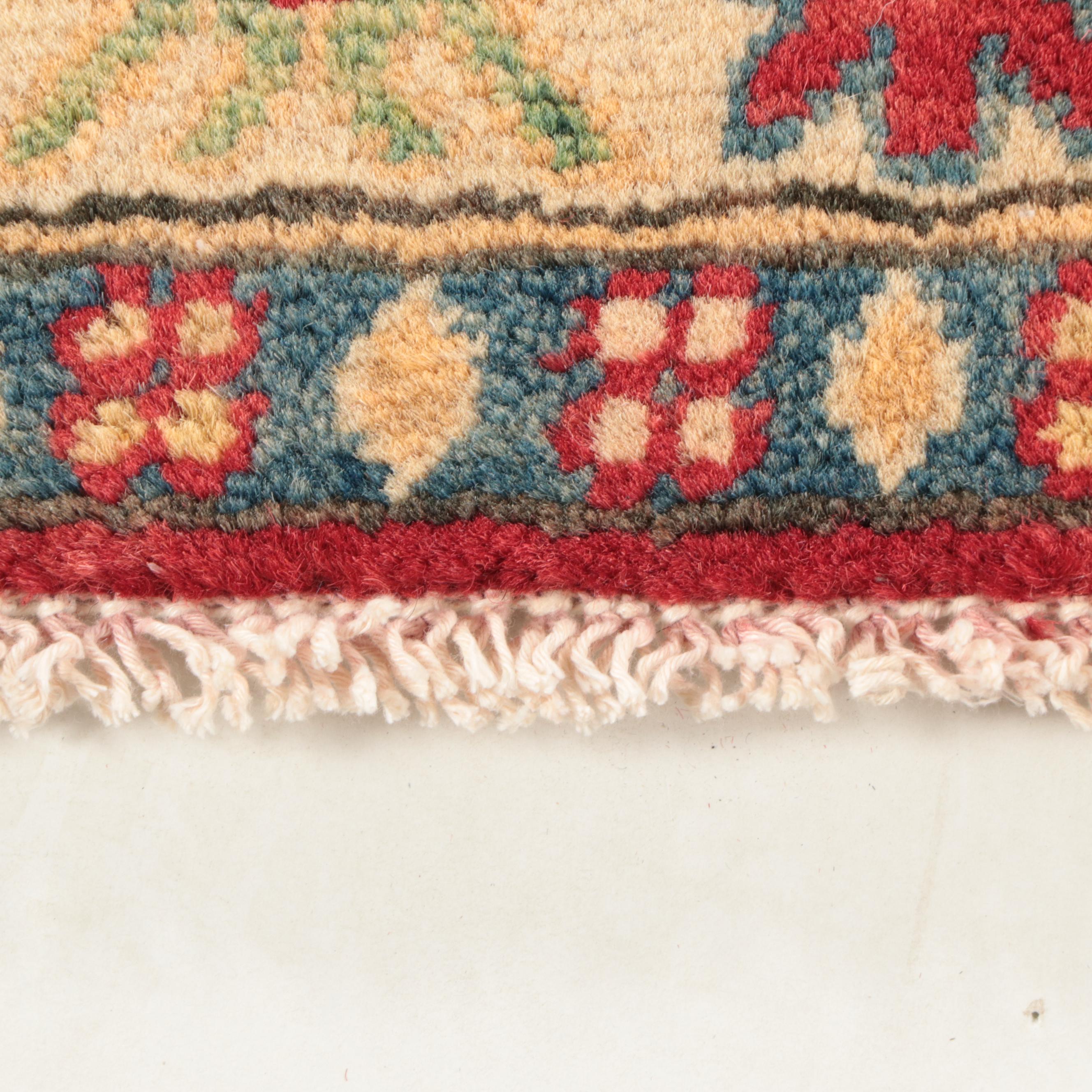 1'11 x 5'5 Hand-Knotted  Pakistani Kazak Style Carpet Runner