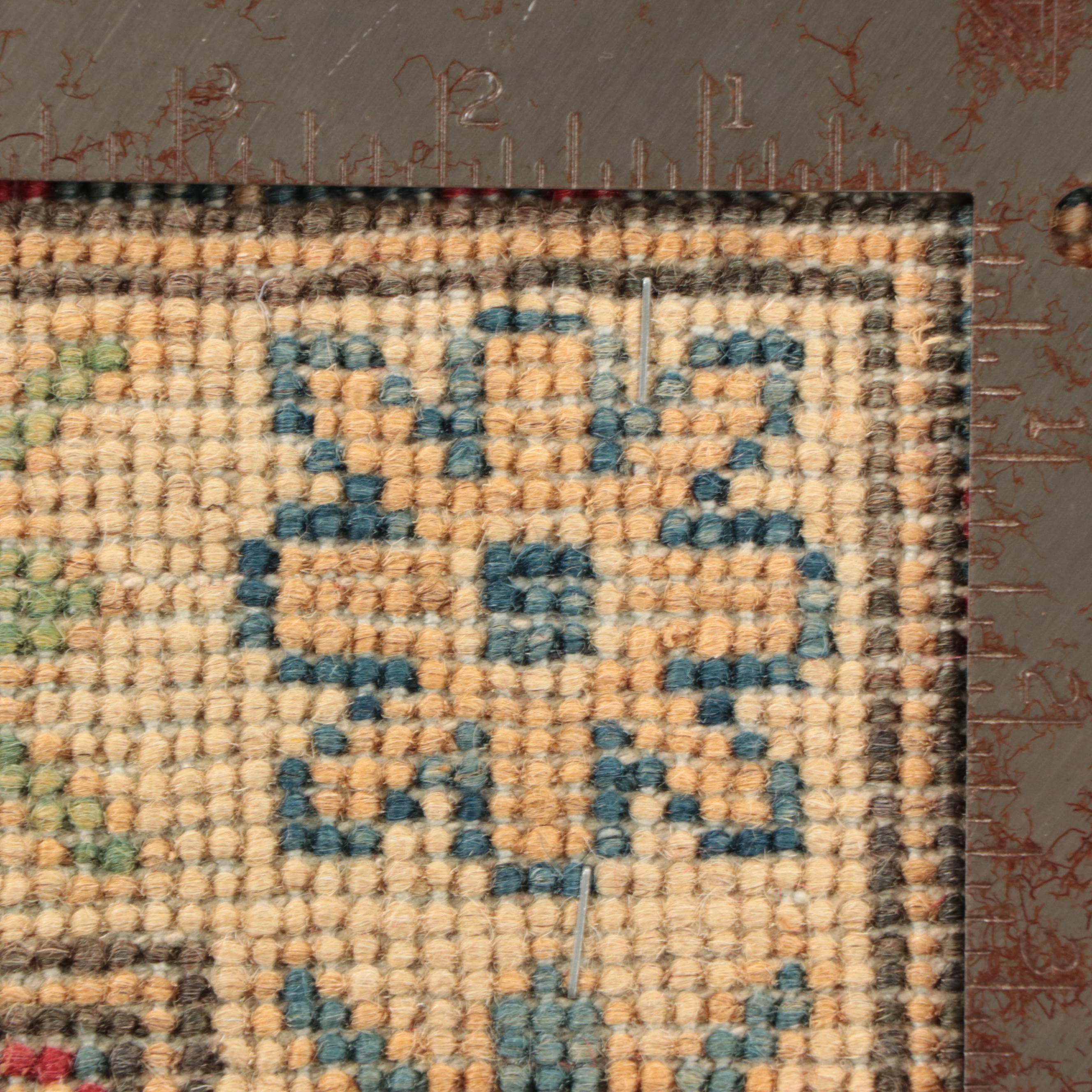 1'11 x 5'5 Hand-Knotted  Pakistani Kazak Style Carpet Runner