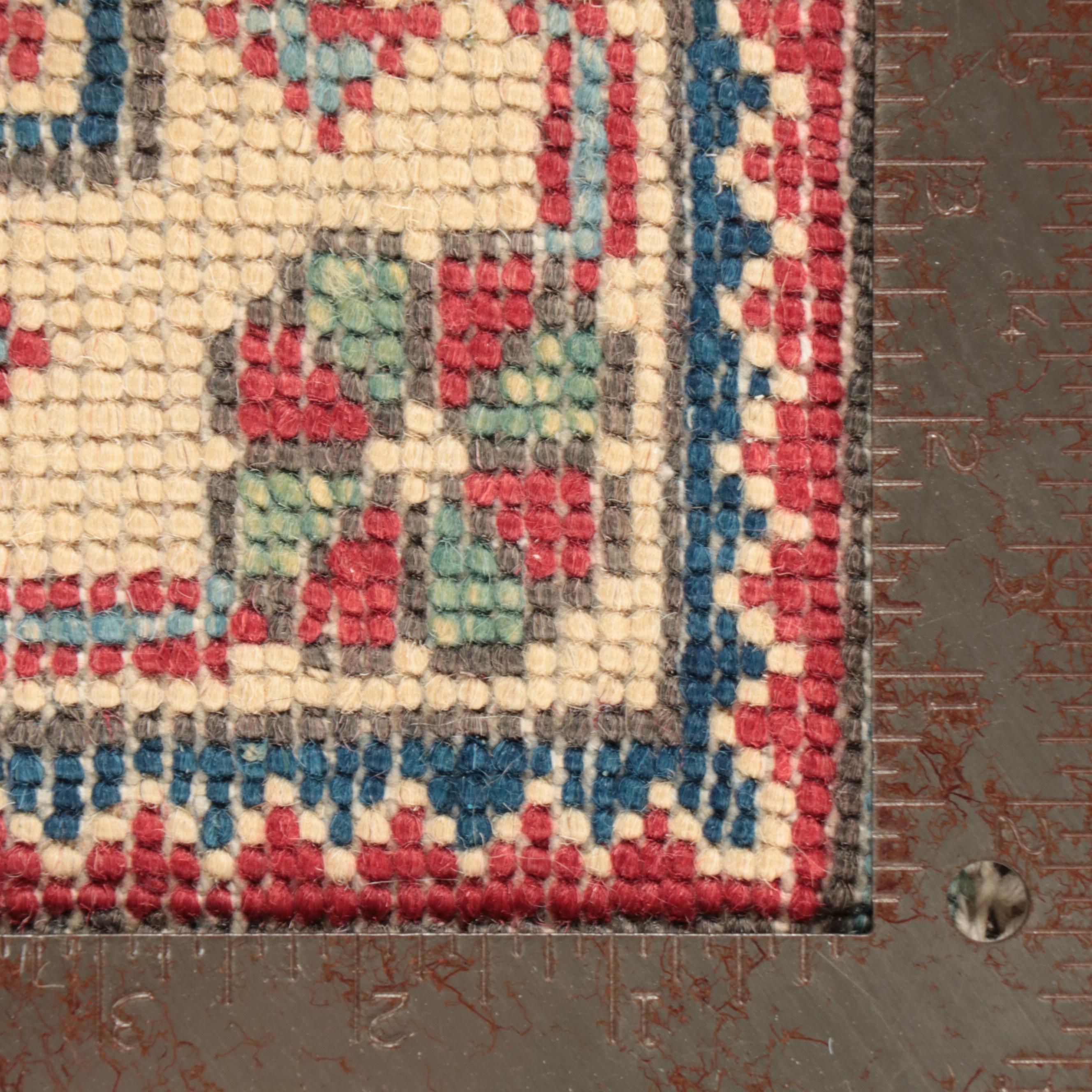 2' x 6'1 Hand-Knotted Afghan Kazak Style Carpet Runner