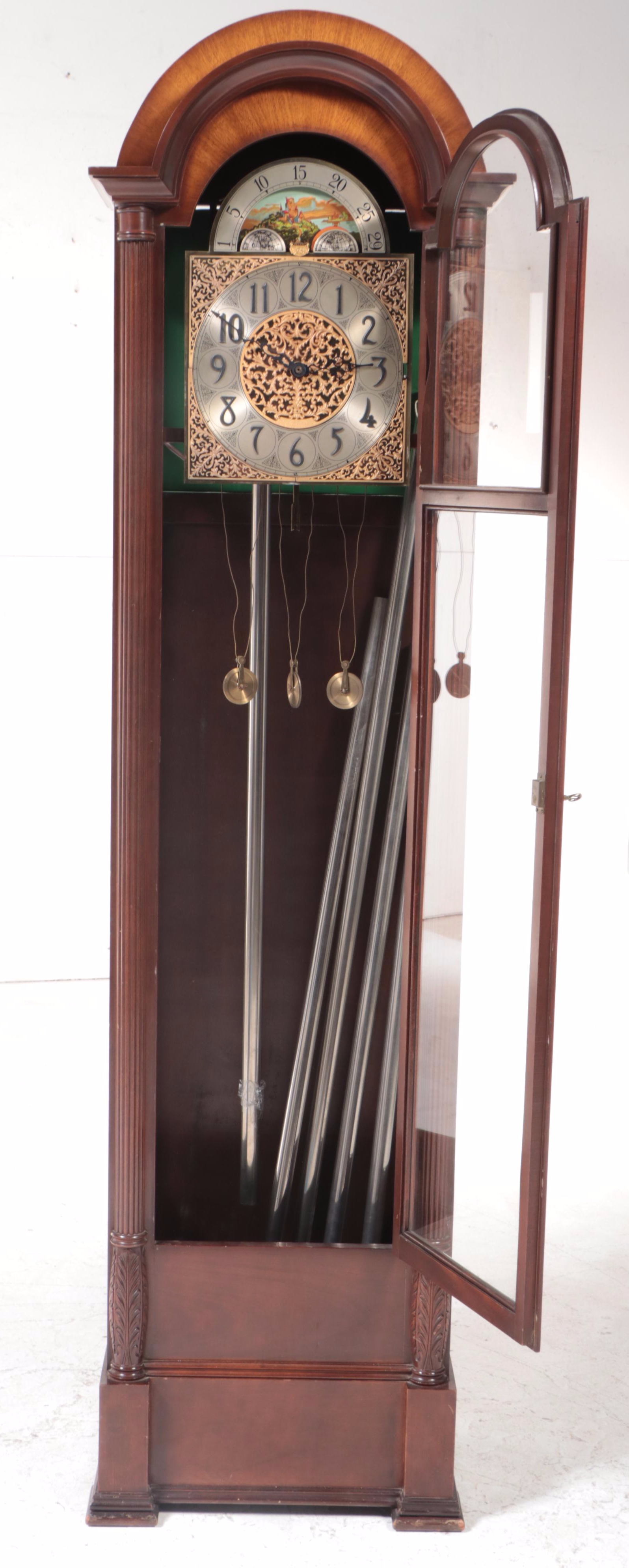 Revere Electric Grandfather Clock with Bennington Westminster Chime