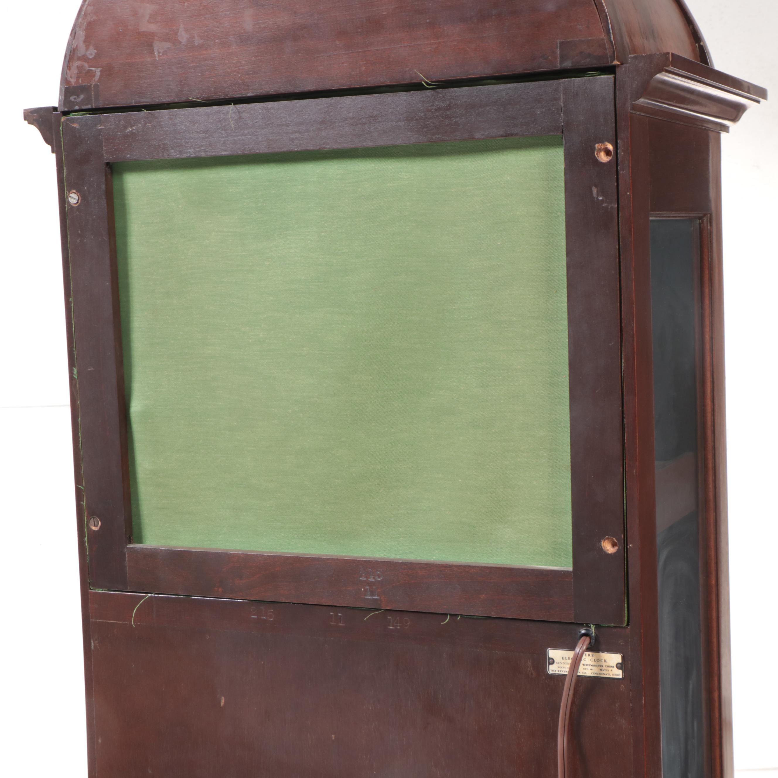 Revere Electric Grandfather Clock with Bennington Westminster Chime