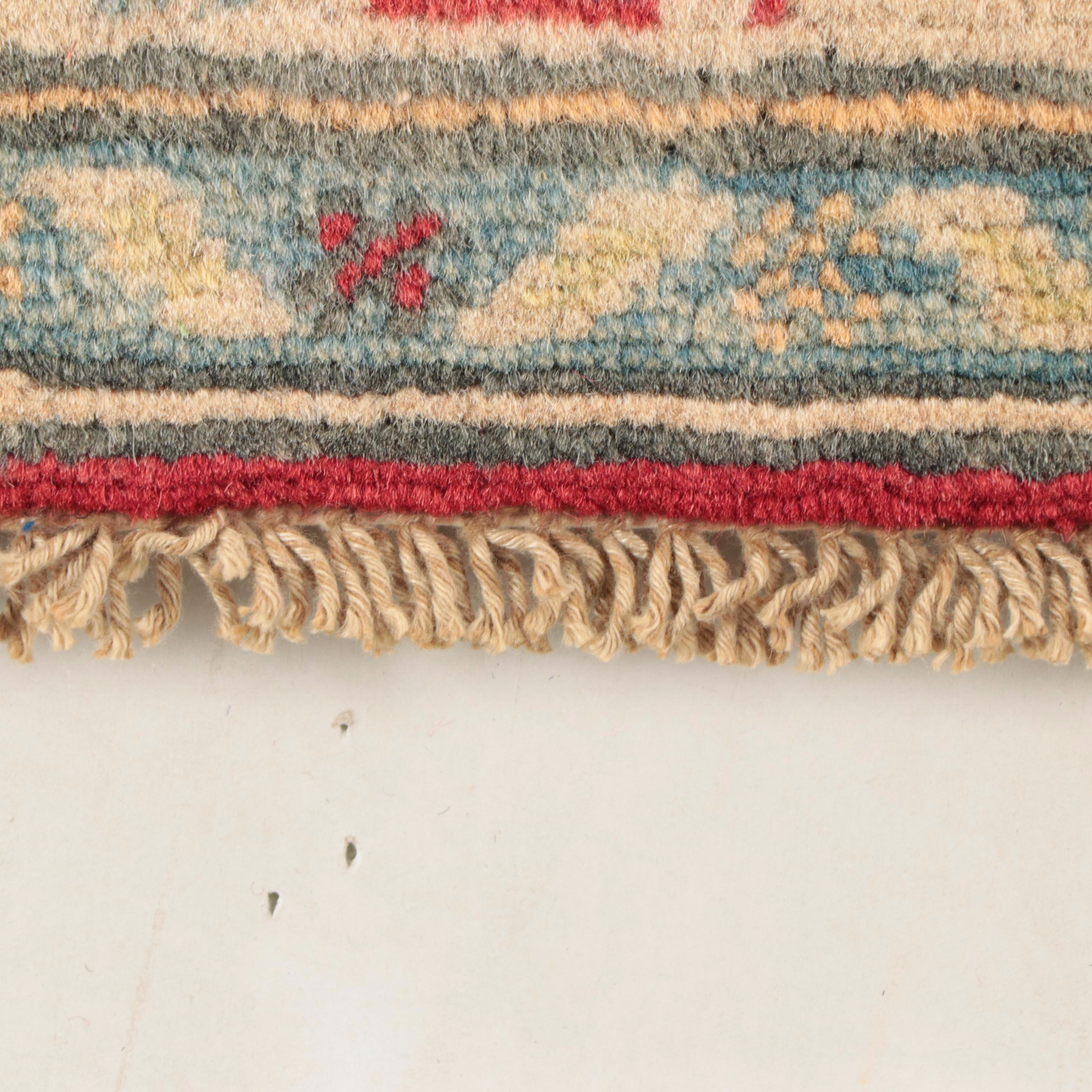 2' x 5'11 Hand-Knotted Afghan Kazak Style Carpet Runner