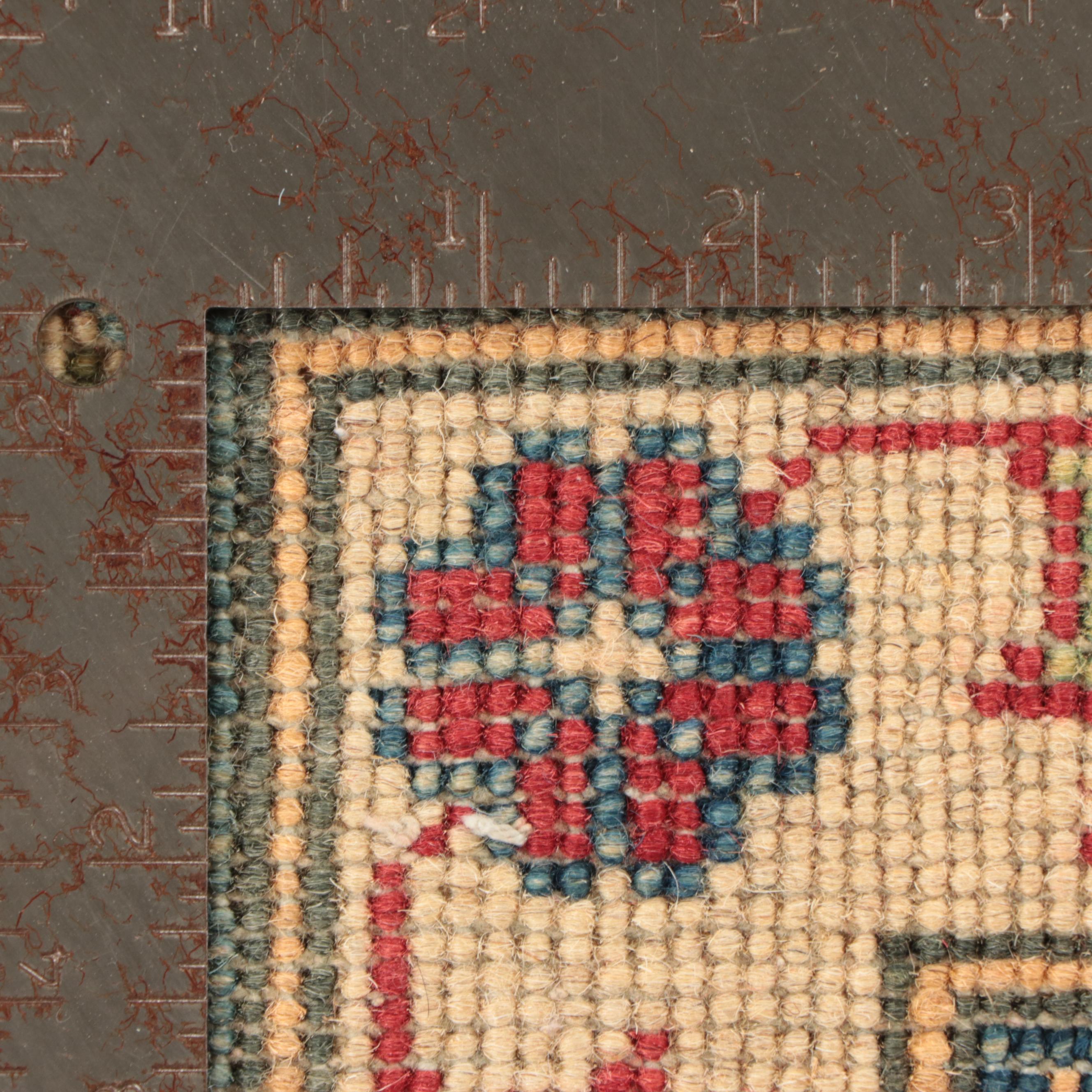 2' x 5'11 Hand-Knotted Afghan Kazak Style Carpet Runner