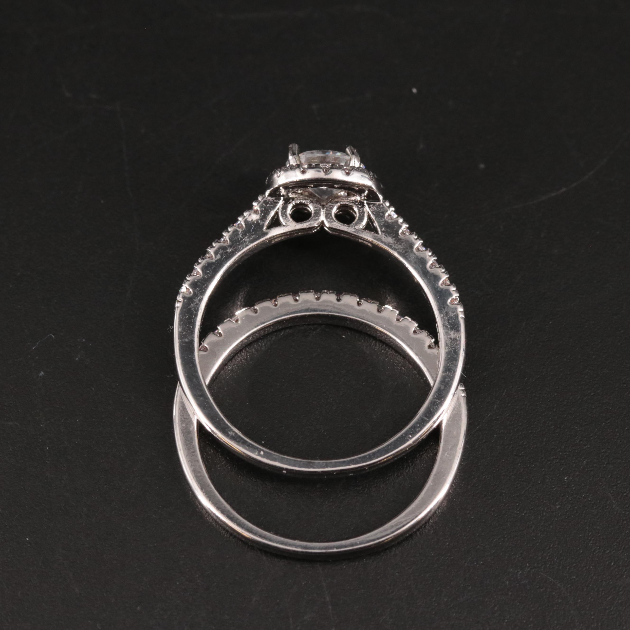 Cubic Zirconia Ring Set
