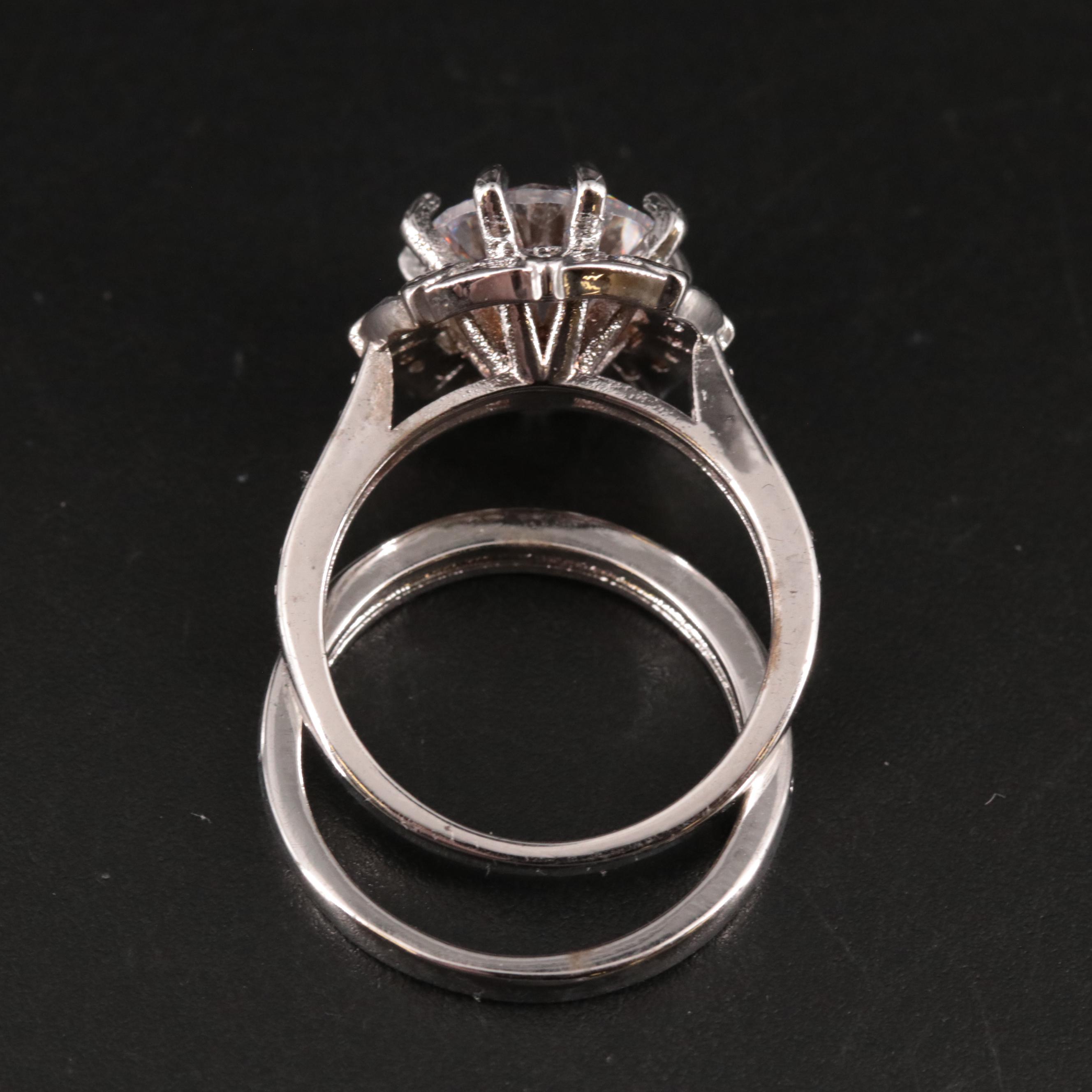 Cubic Zirconia Ring Set