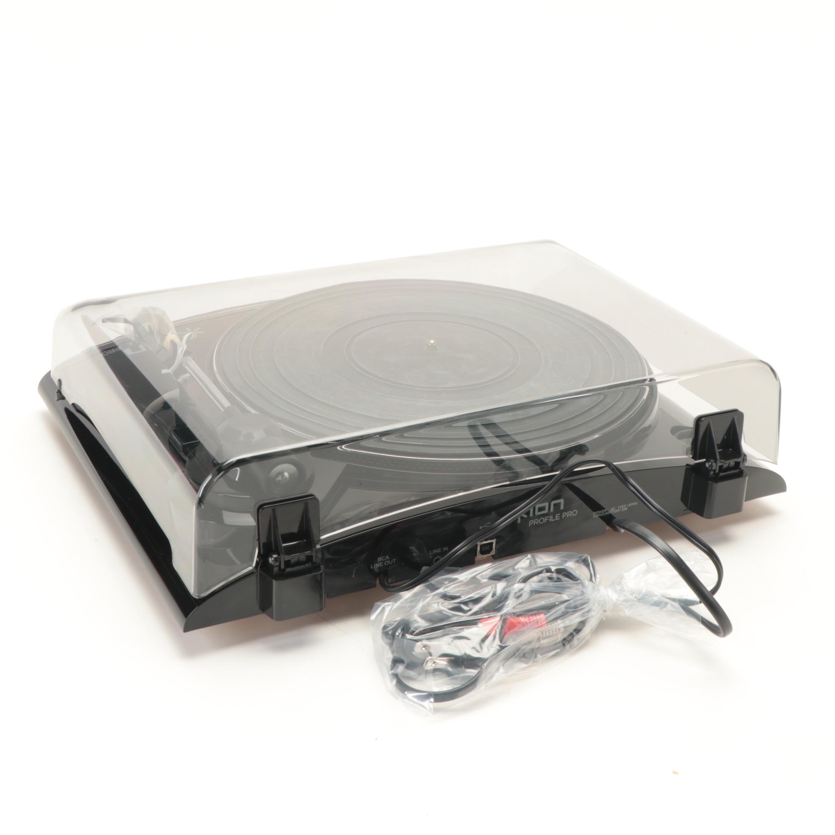 Ion Profile Pro USB Turntable with Vinyl/Tape Audio Converter, 2010