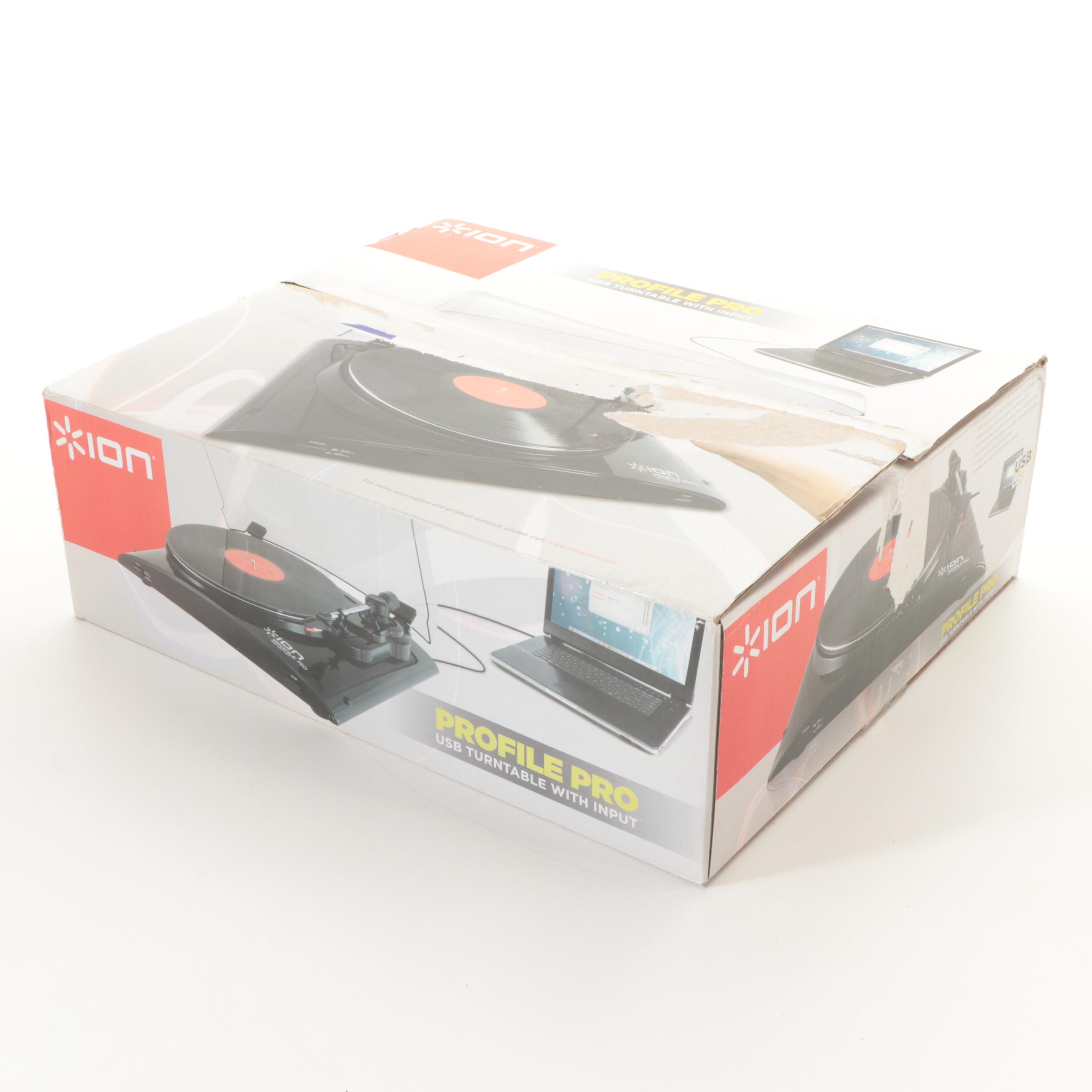Ion Profile Pro USB Turntable with Vinyl/Tape Audio Converter, 2010