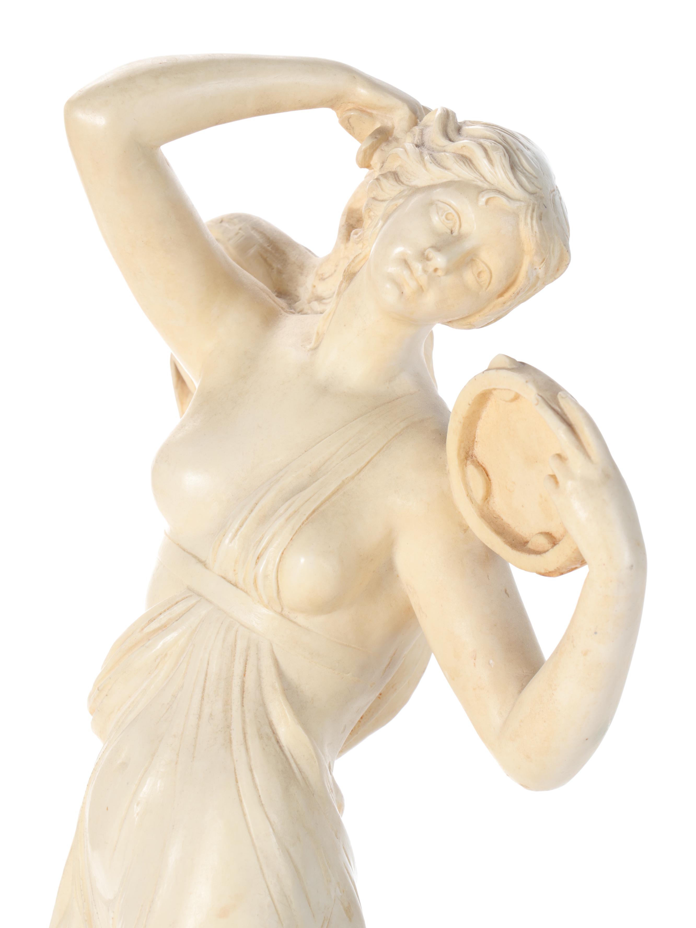 A. Santini Cast Composite Goddess Sculpture with Figure after "Venus Victrix"