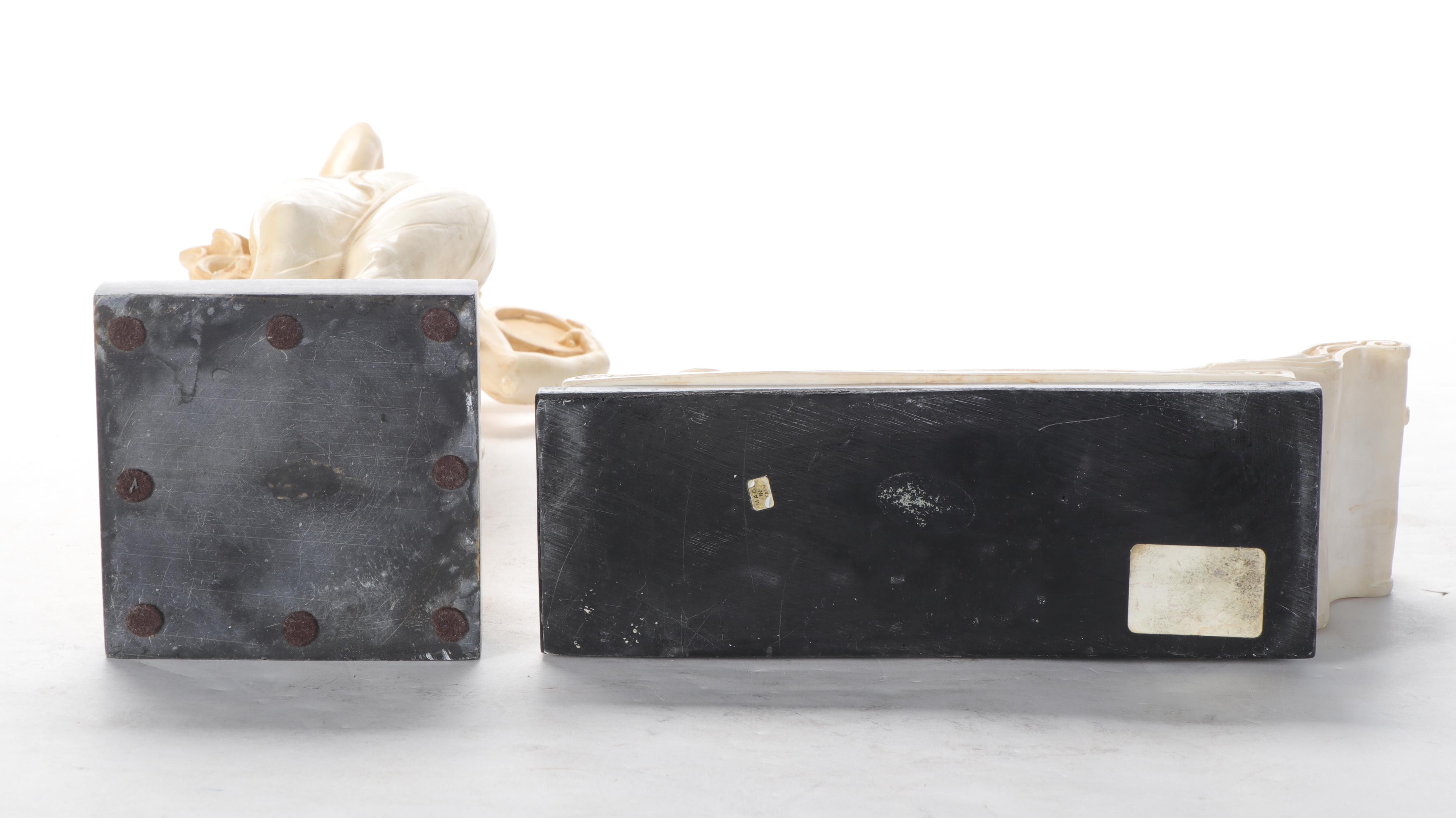 A. Santini Cast Composite Goddess Sculpture with Figure after "Venus Victrix"