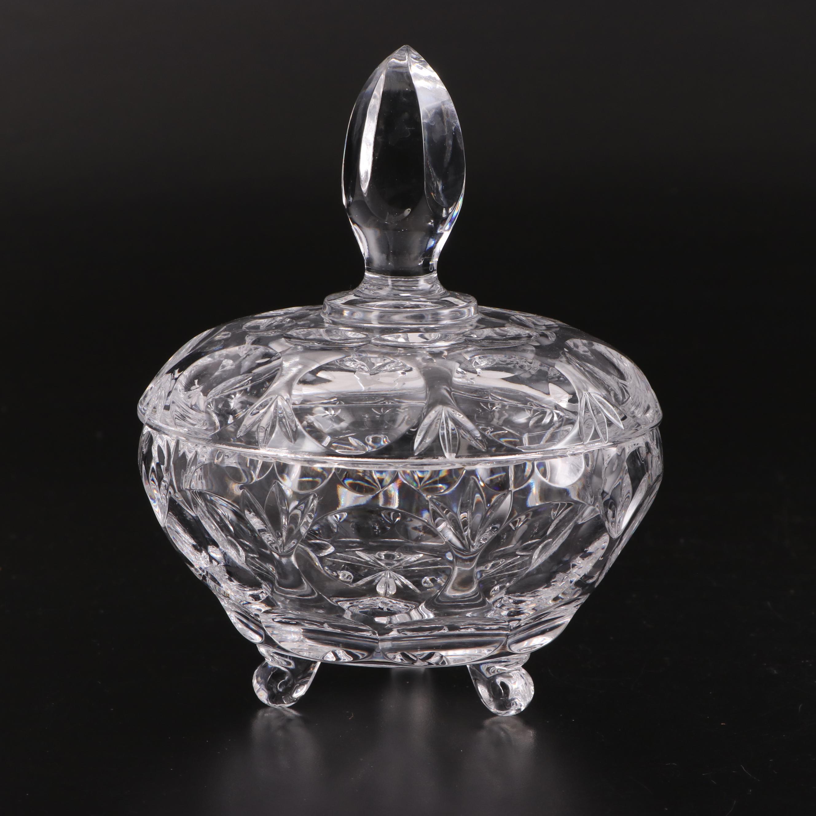 Gorham Crystal Butter Dish and Other Tableware