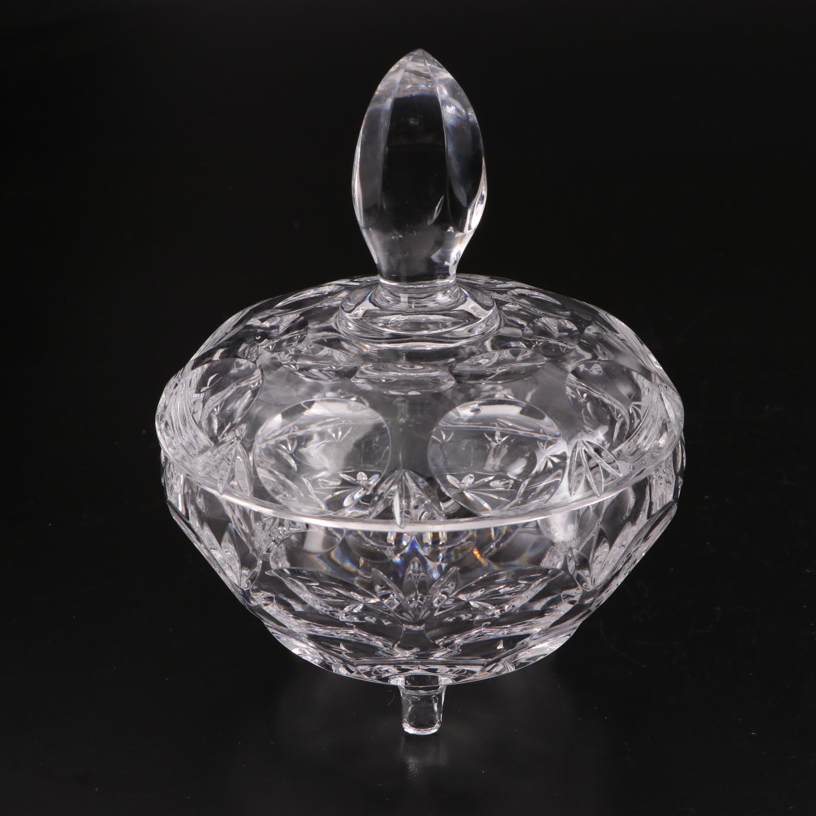 Gorham Crystal Butter Dish and Other Tableware