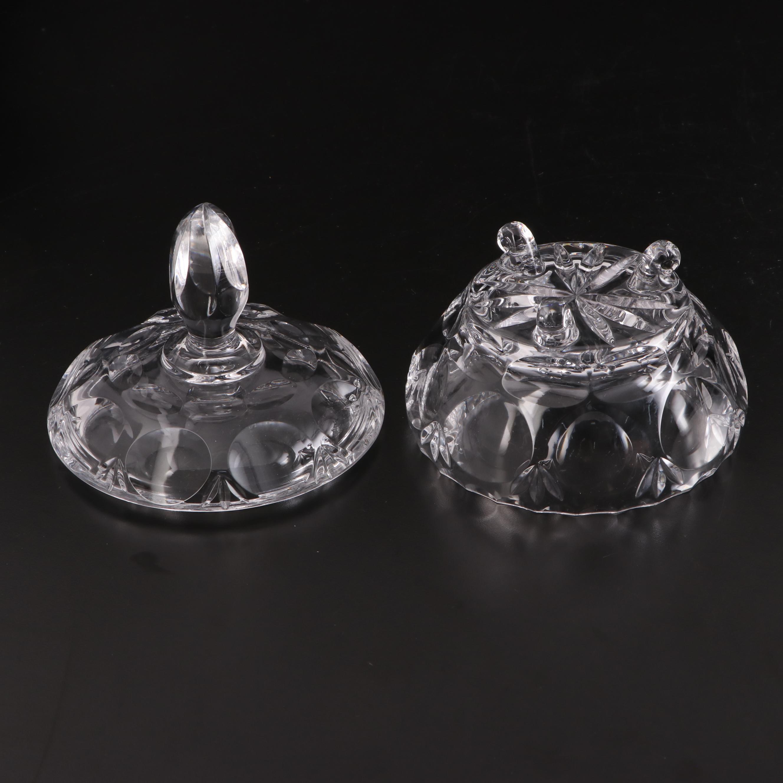 Gorham Crystal Butter Dish and Other Tableware