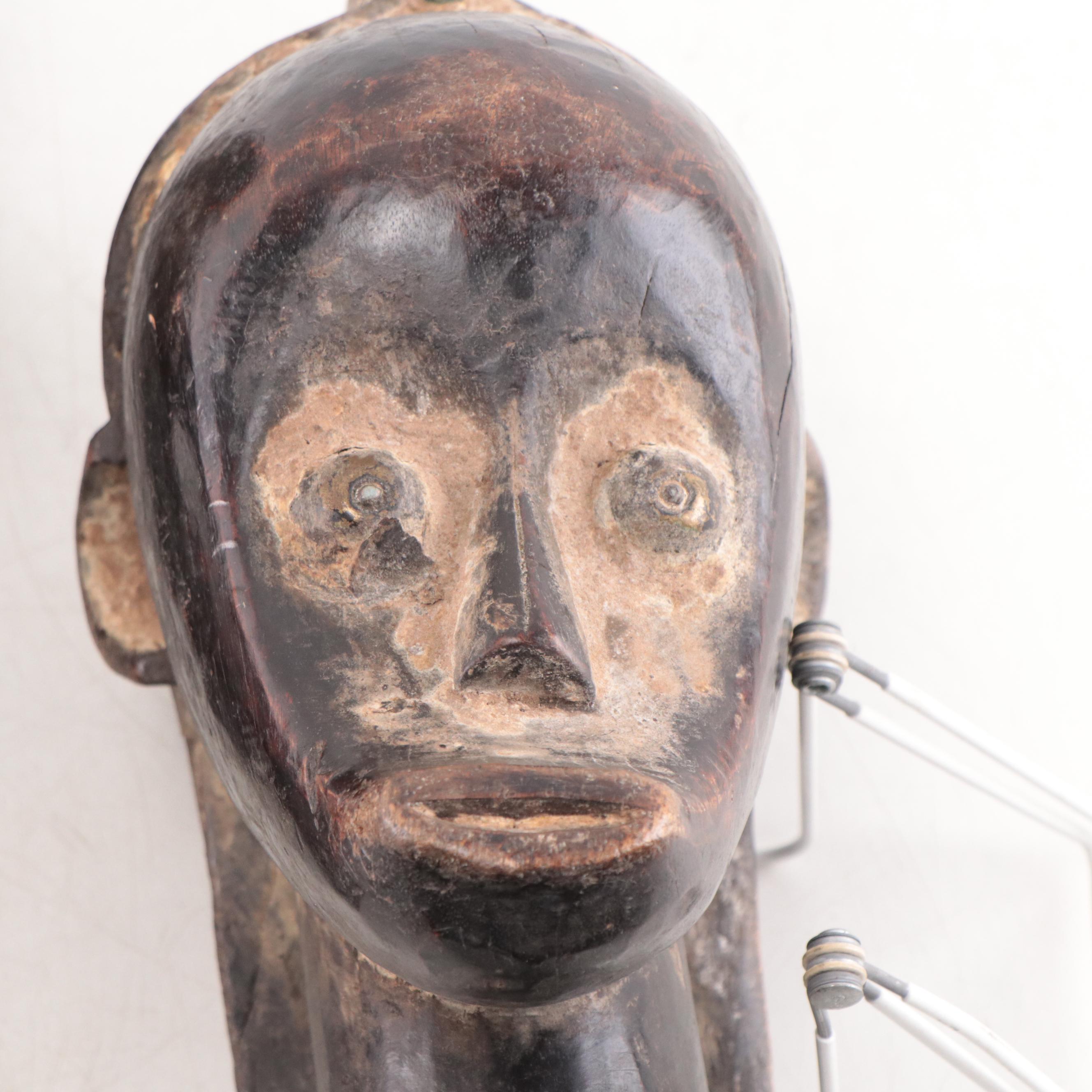 Fang Style Wooden Heads, Central Africa