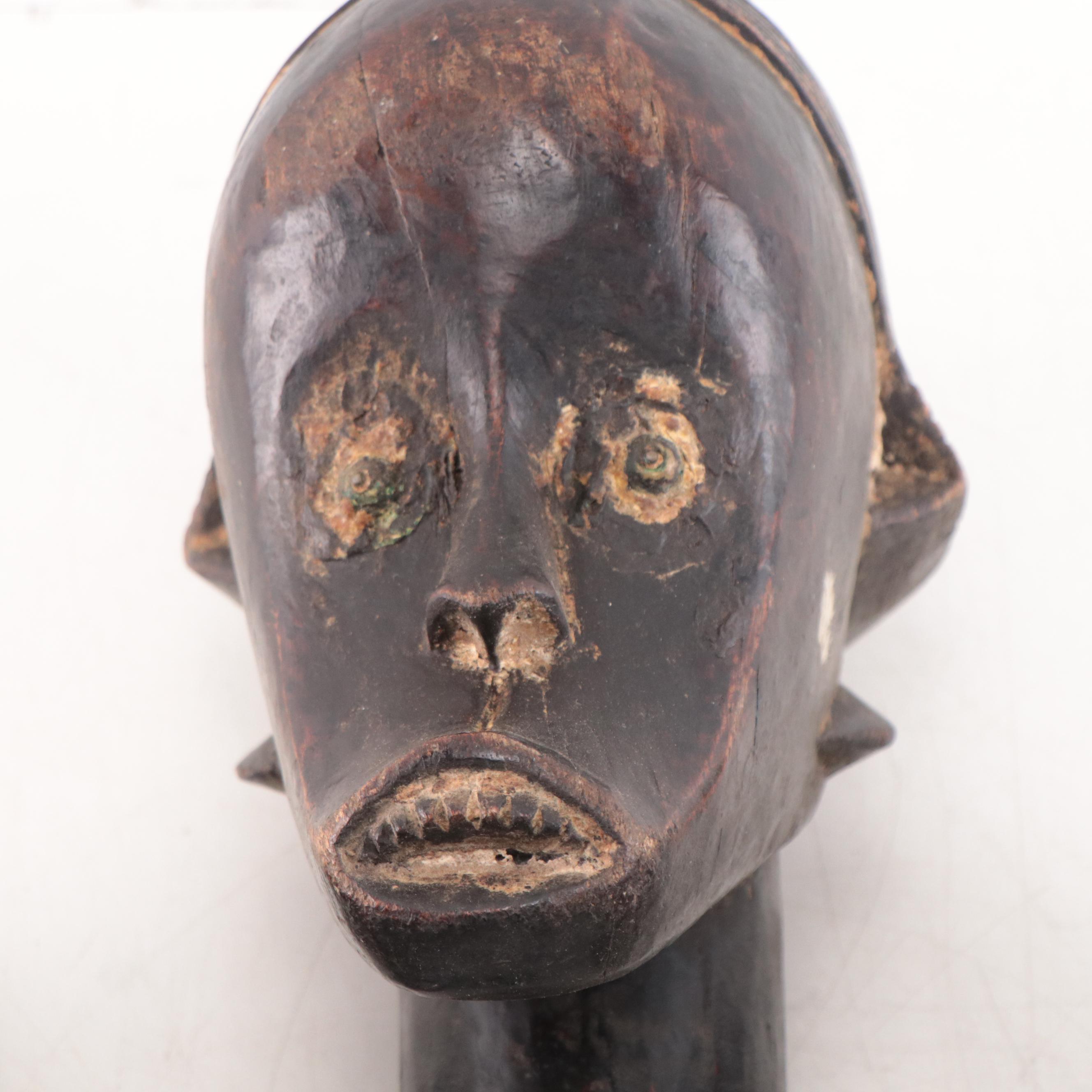 Fang Style Wooden Heads, Central Africa