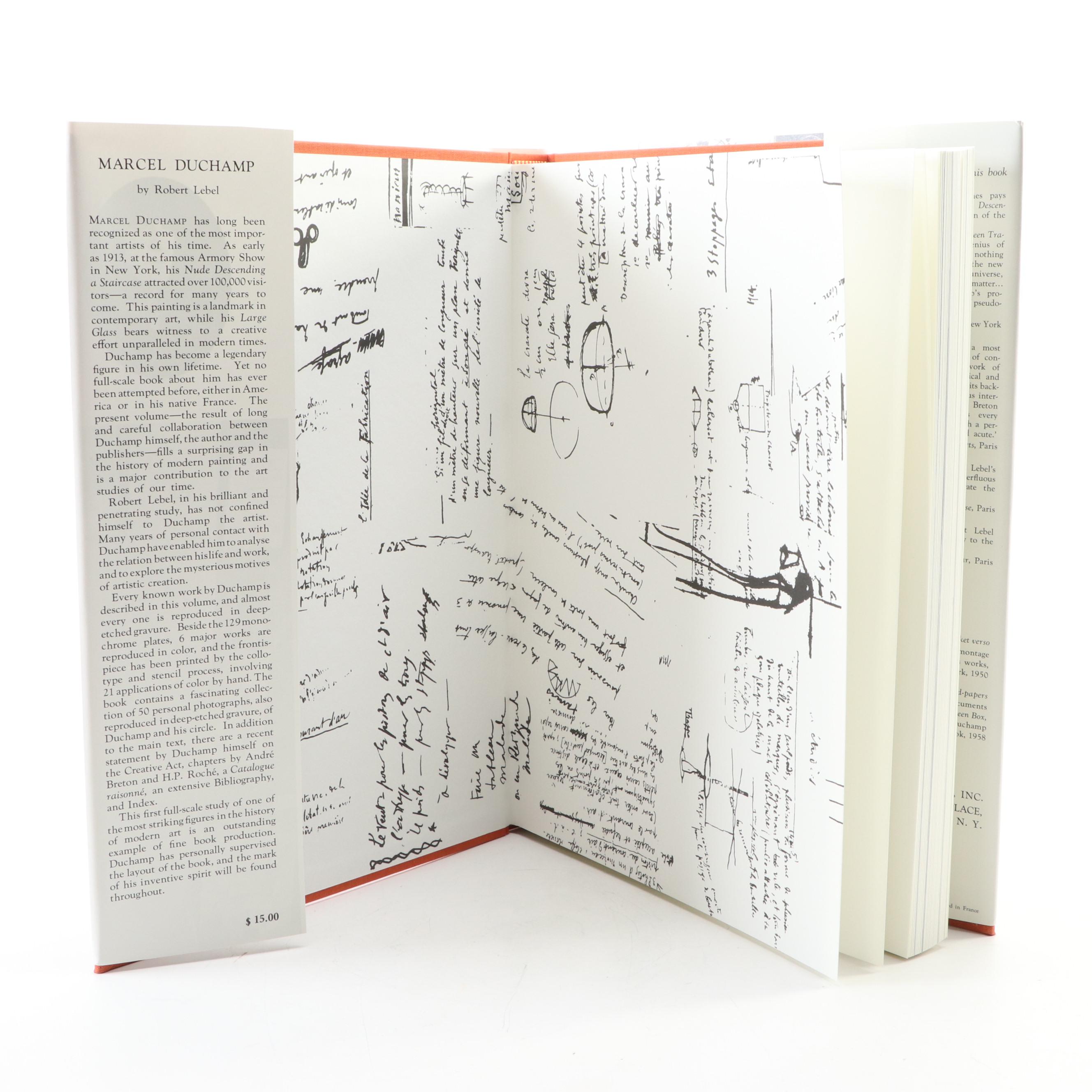 Facsimile Edition "Marcel Duchamp" by Robert Lebel with Other Art Books