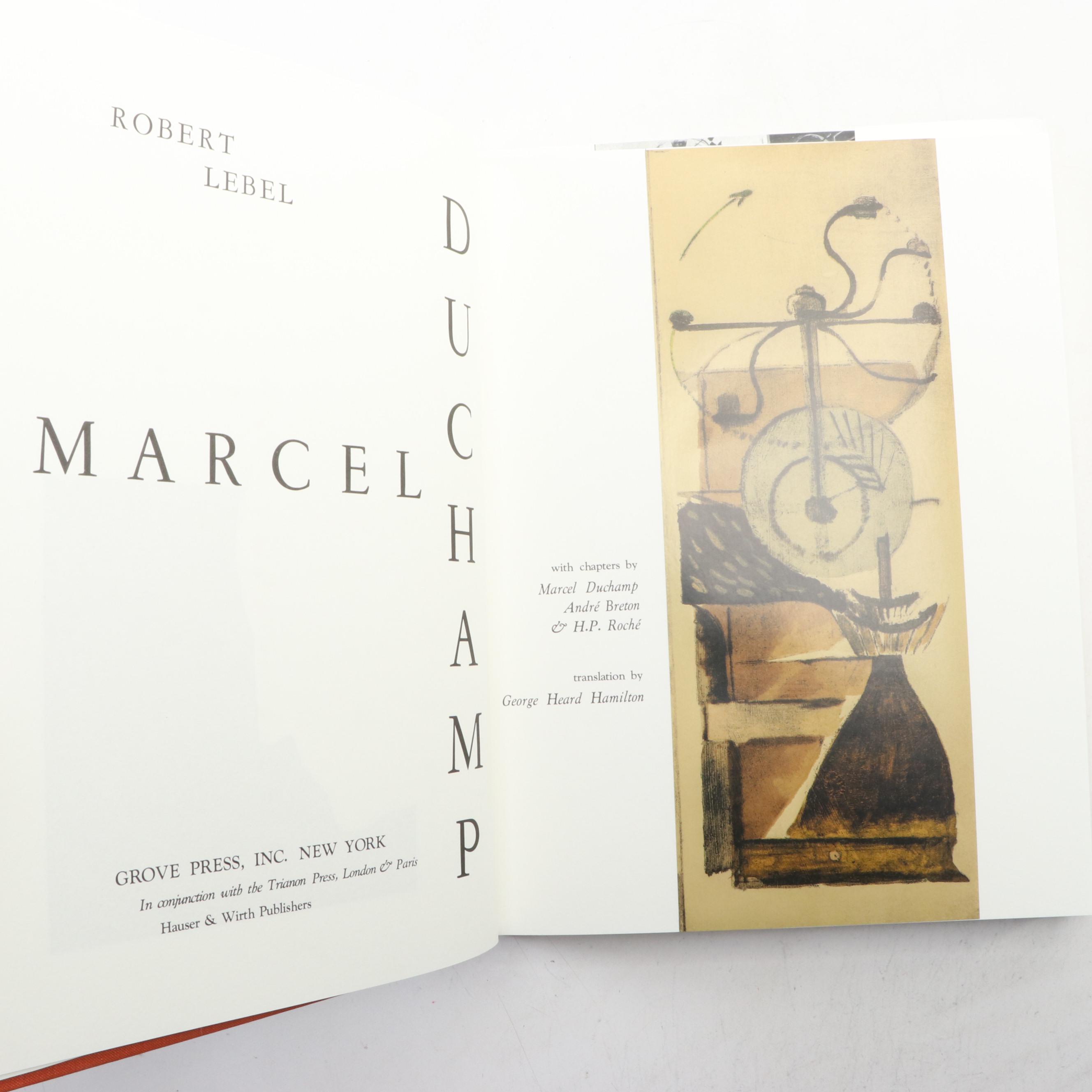 Facsimile Edition "Marcel Duchamp" by Robert Lebel with Other Art Books