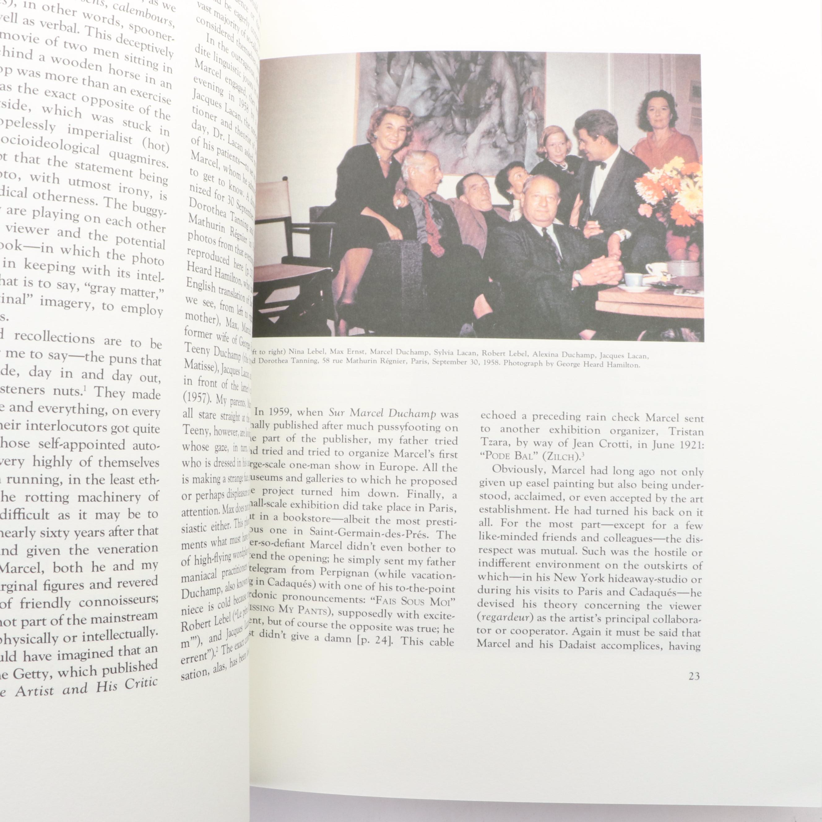 Facsimile Edition "Marcel Duchamp" by Robert Lebel with Other Art Books