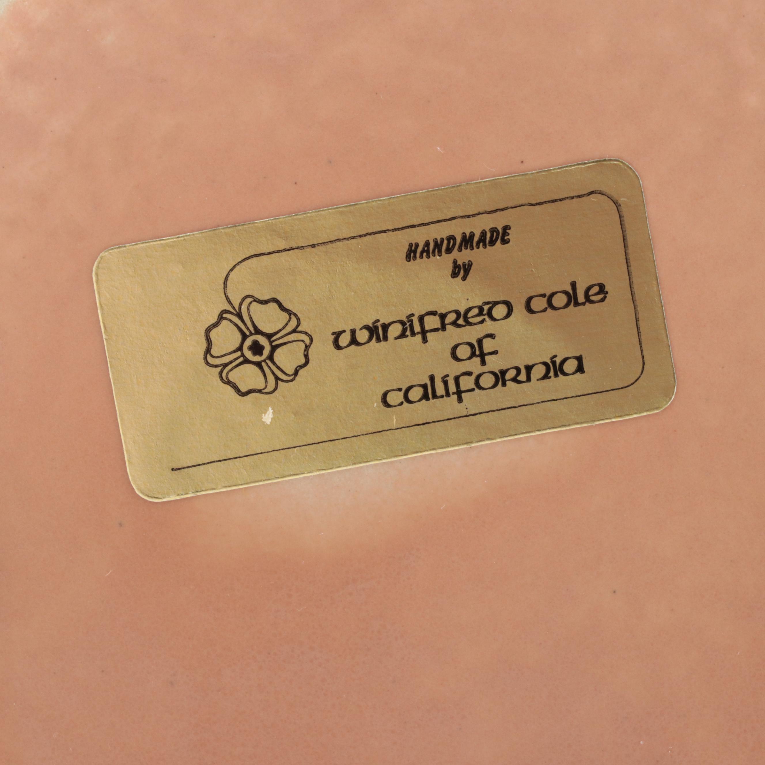 Winifred Cole of California Mid Century Ceramic Floral Arrangement