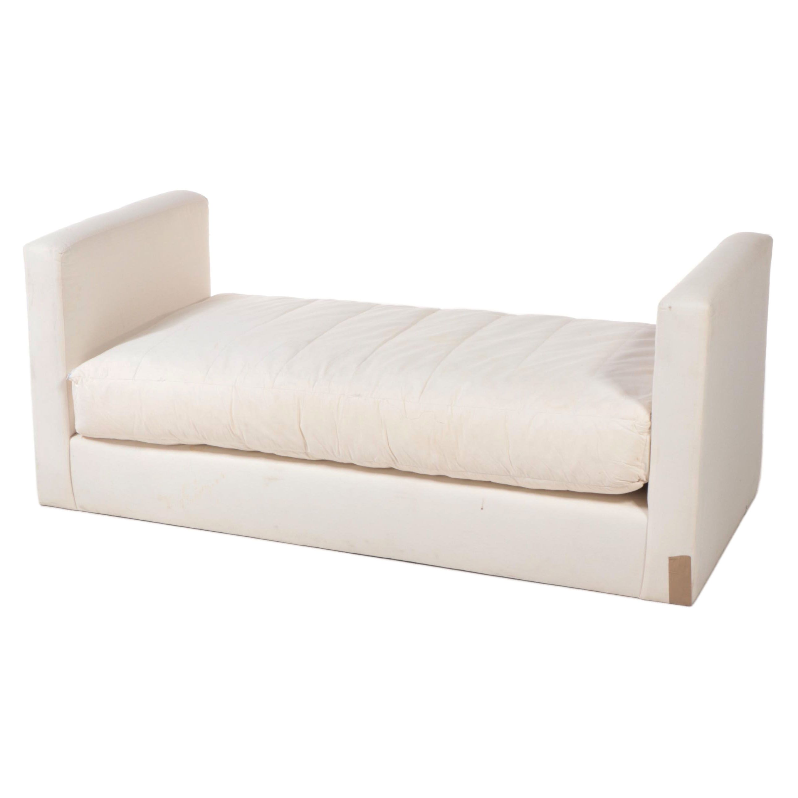 Contemporary Cotton Duck Upholstered Daybed