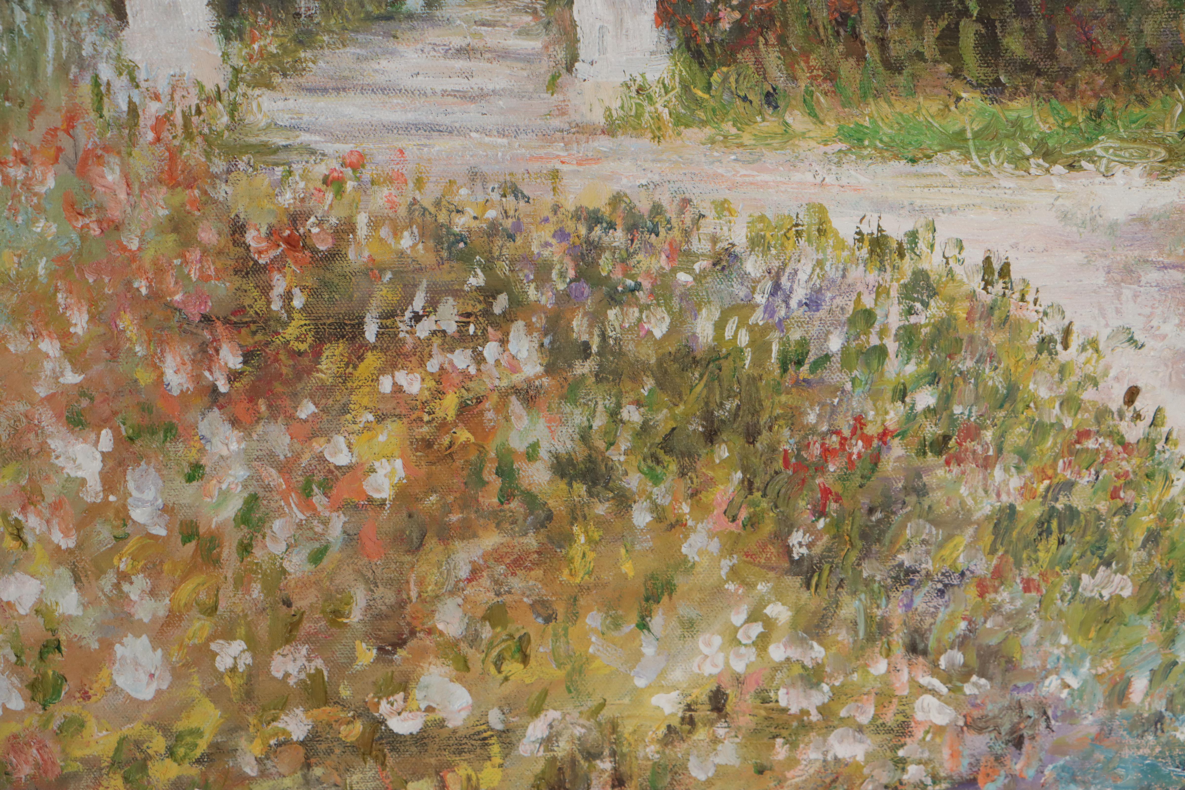 Silvano Assensi Oil Painting of Meadow