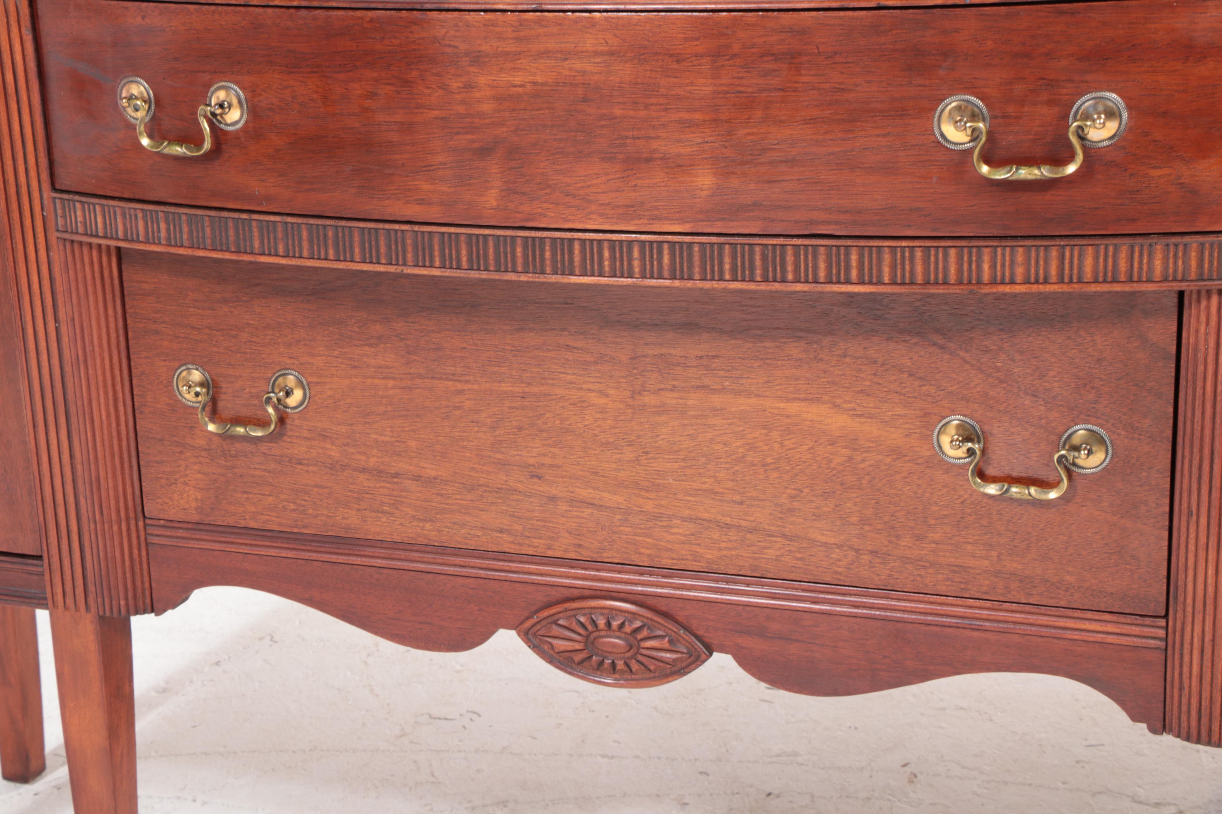 Hepplewhite Style Mahogany Sideboard, Mid-20th Century