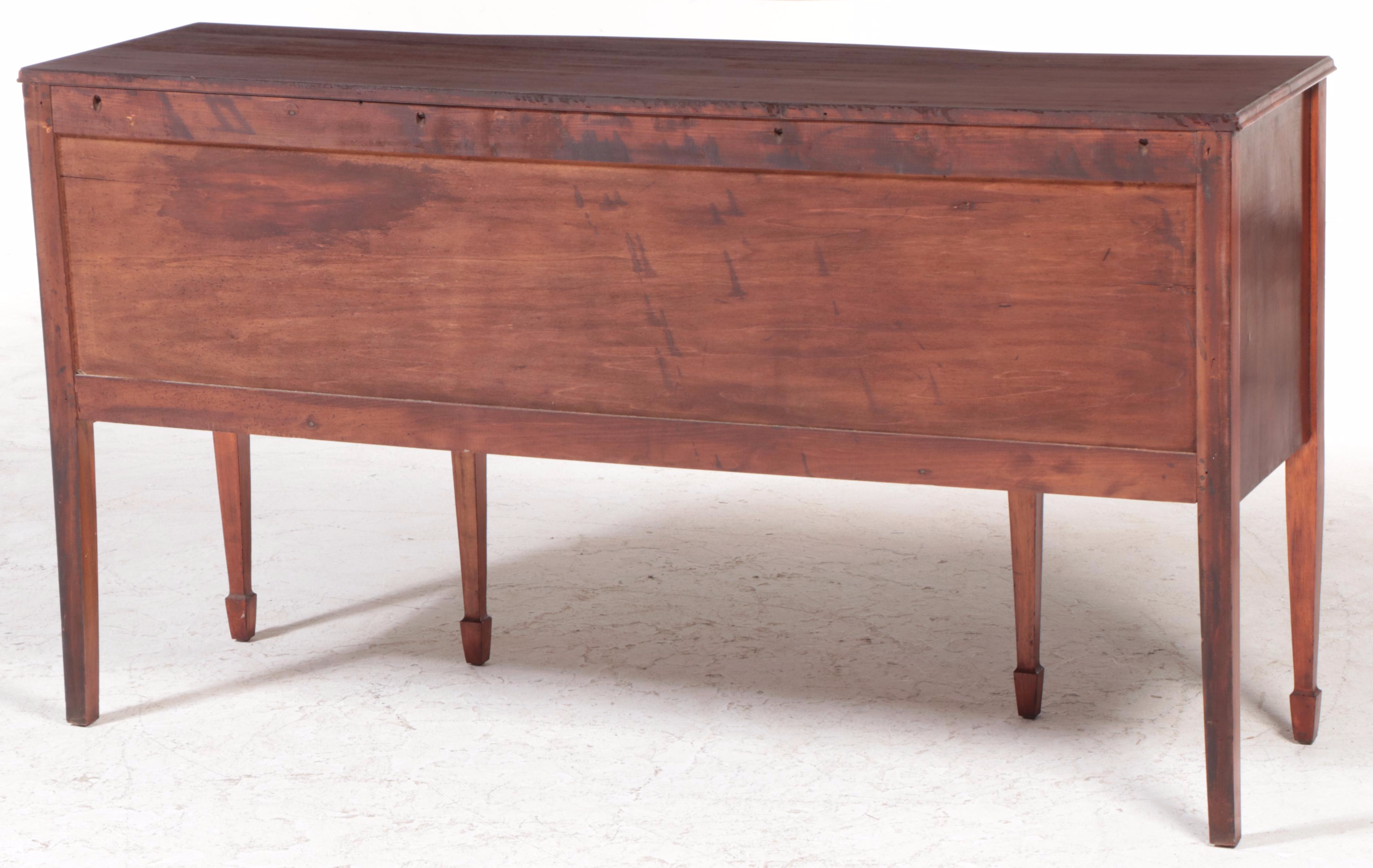 Hepplewhite Style Mahogany Sideboard, Mid-20th Century