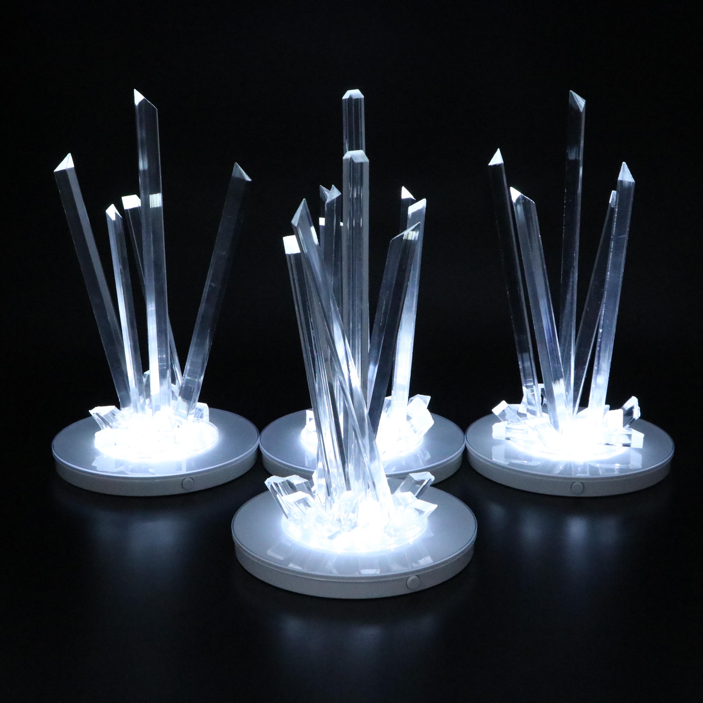 Acrylic Crystals Illuminated Centerpieces