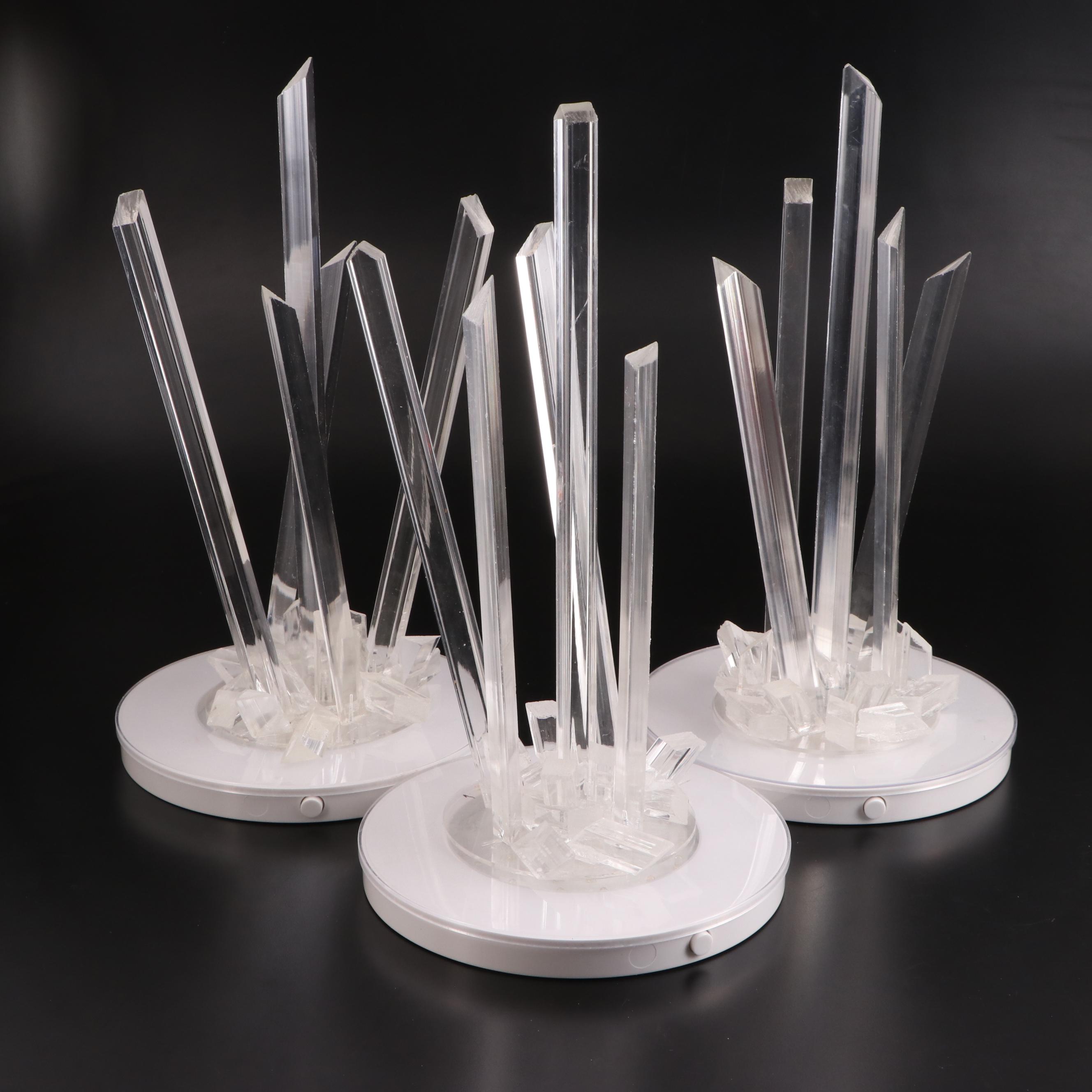 Acrylic Crystals Illuminated Centerpieces