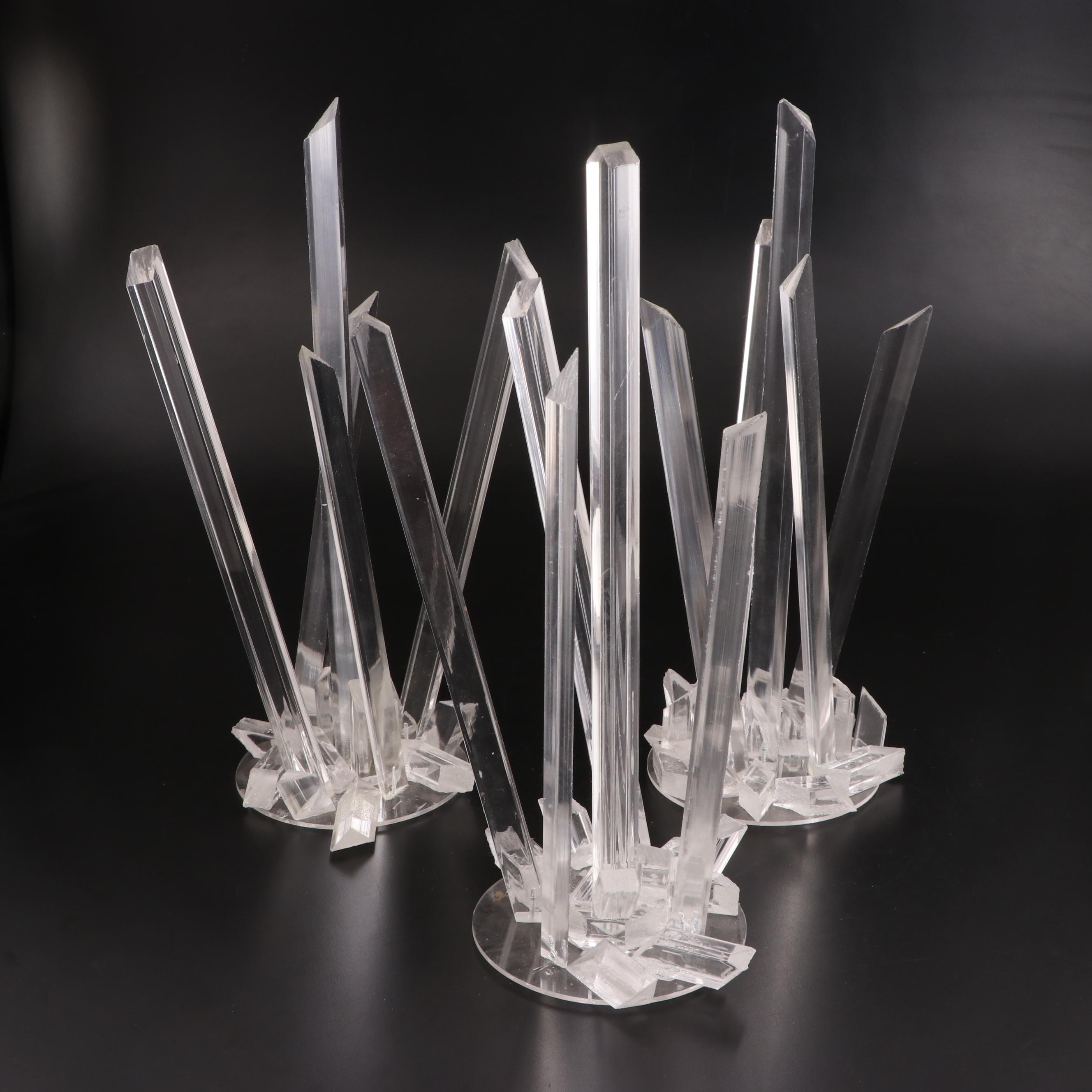 Acrylic Crystals Illuminated Centerpieces