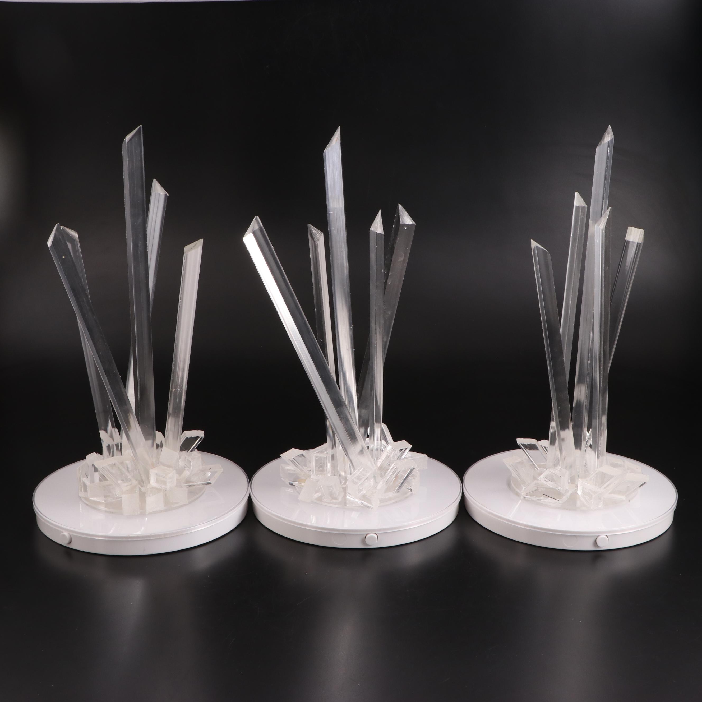 Acrylic Crystals Illuminated Centerpieces
