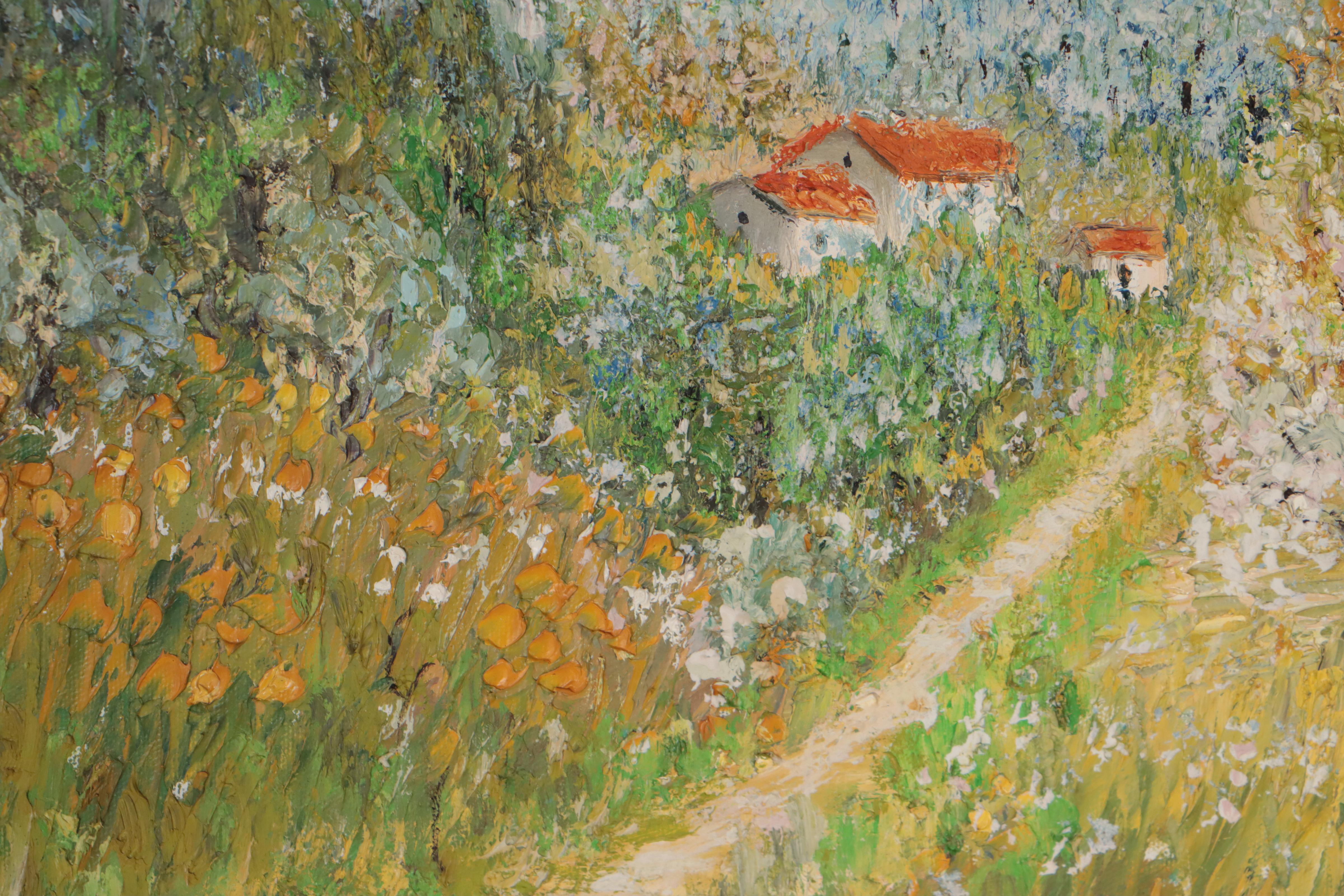 Silvano Assensi Oil Painting of Landscape