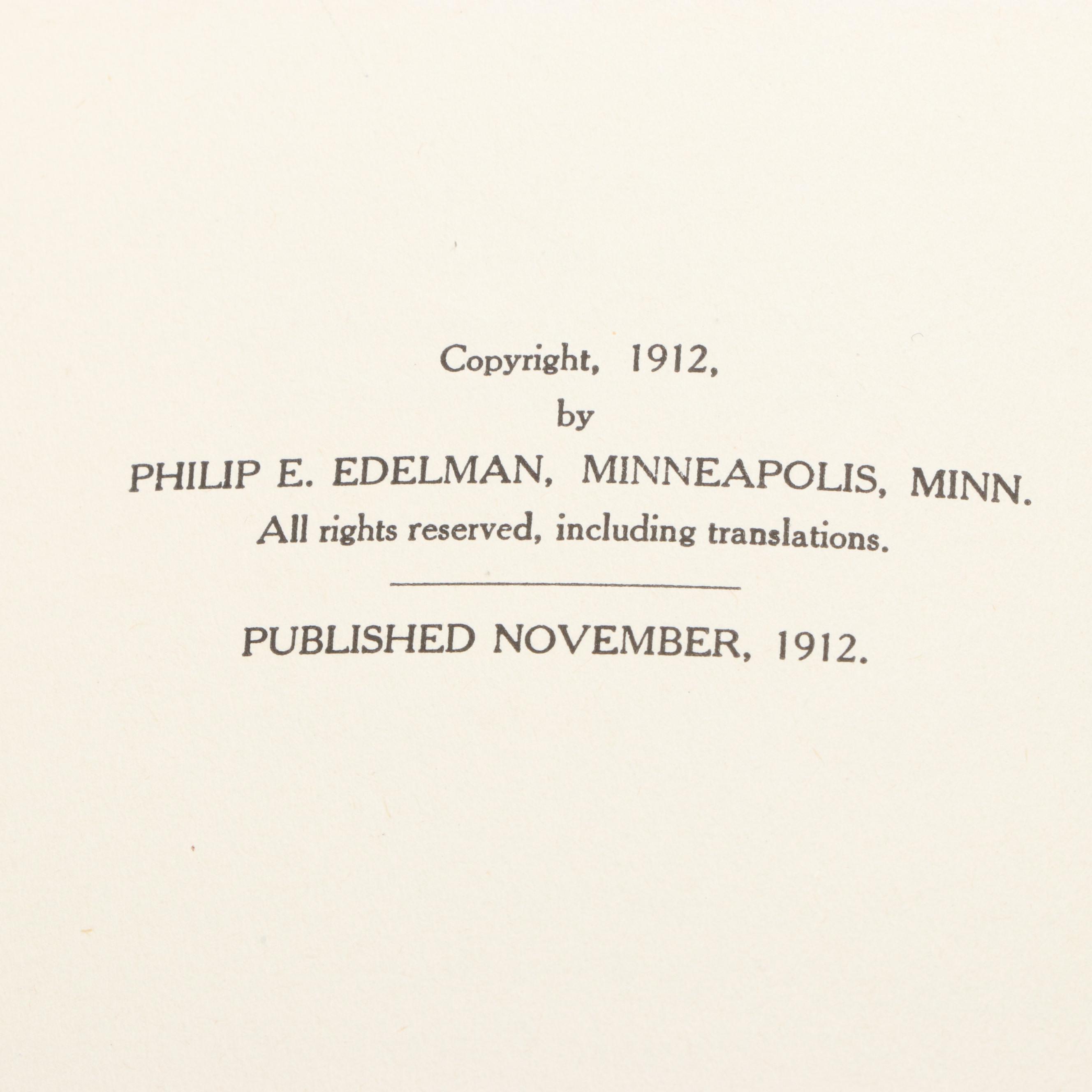 Signed First Edition "Experimental Wireless Stations" by Philip E. Edelman, 1912