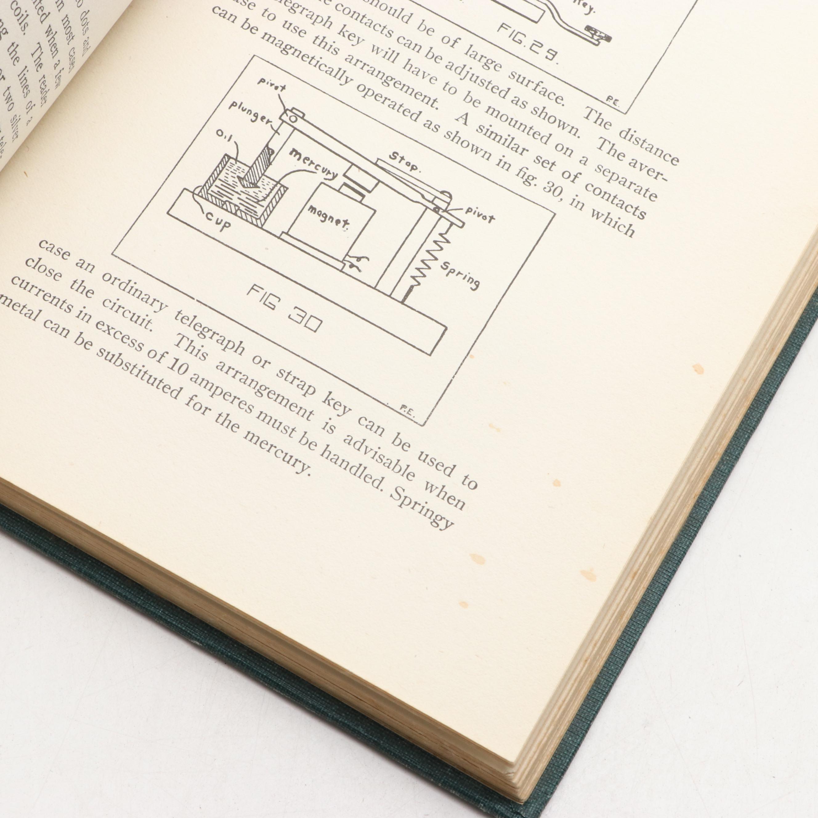 Signed First Edition "Experimental Wireless Stations" by Philip E. Edelman, 1912