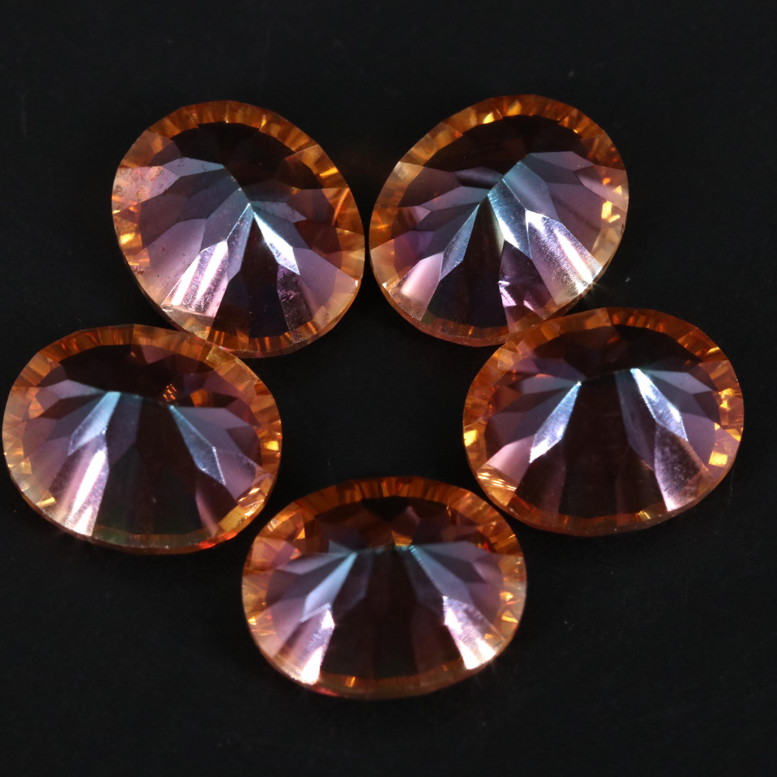 Loose 23.15 CTW Orange Quartz