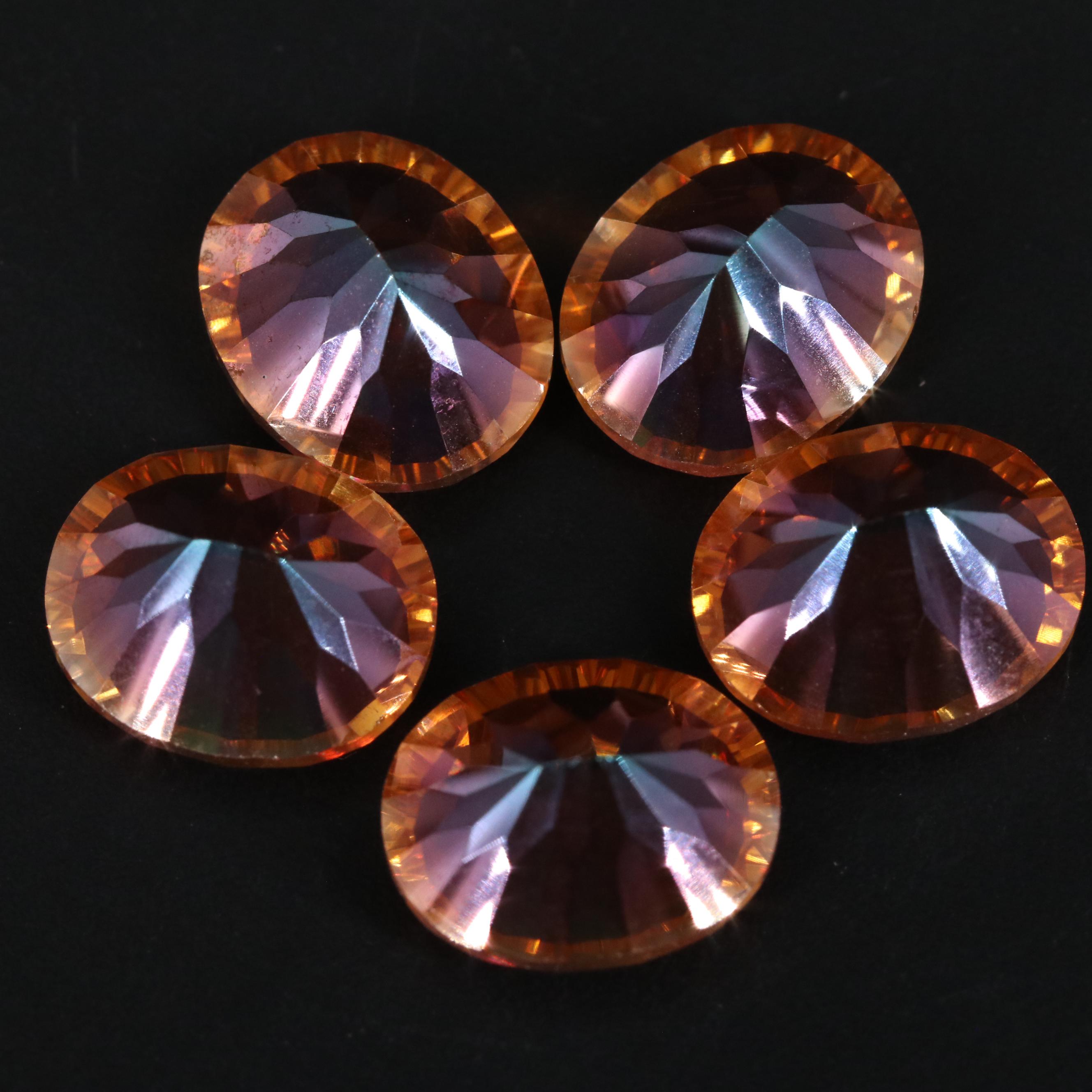 Loose 23.15 CTW Orange Quartz