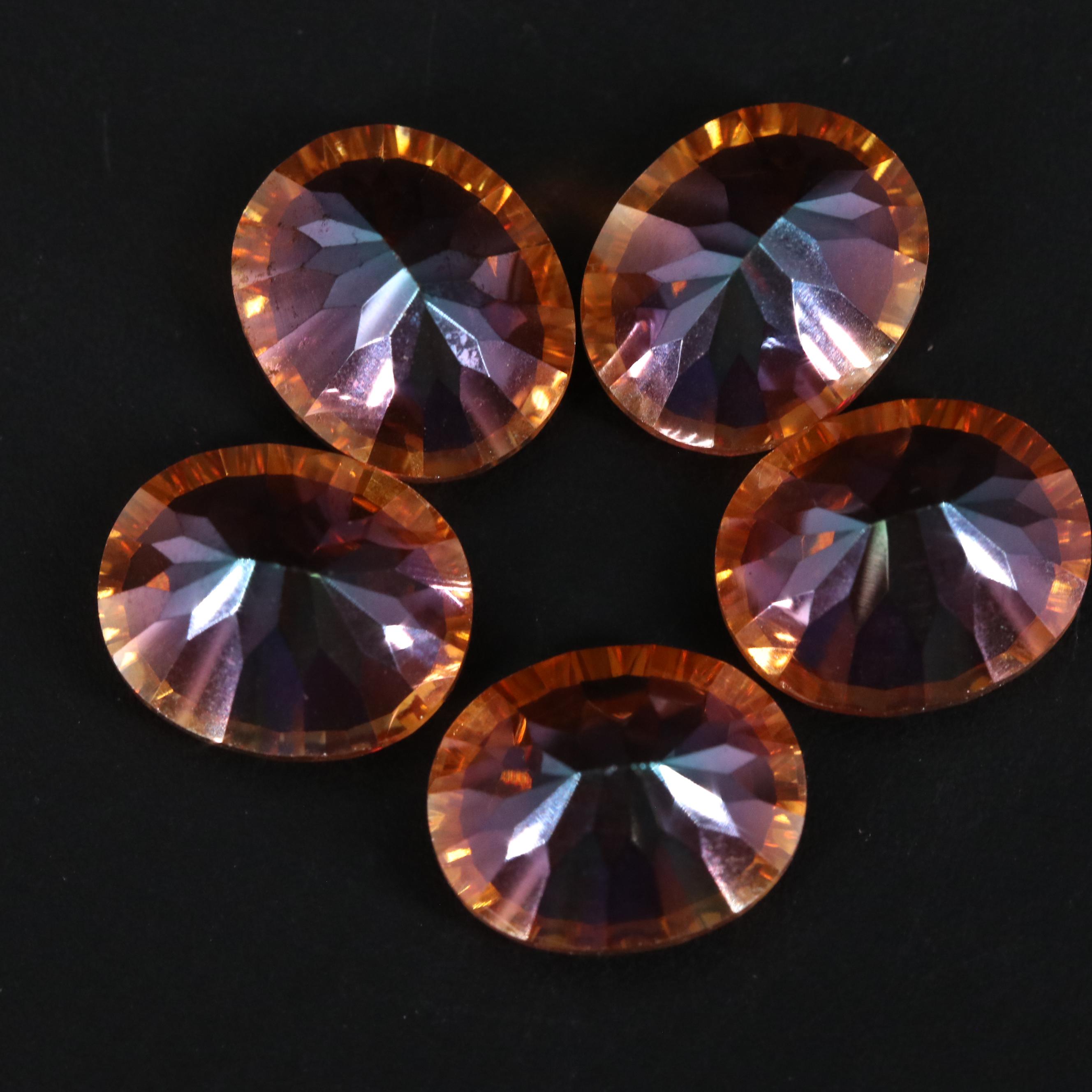 Loose 23.15 CTW Orange Quartz