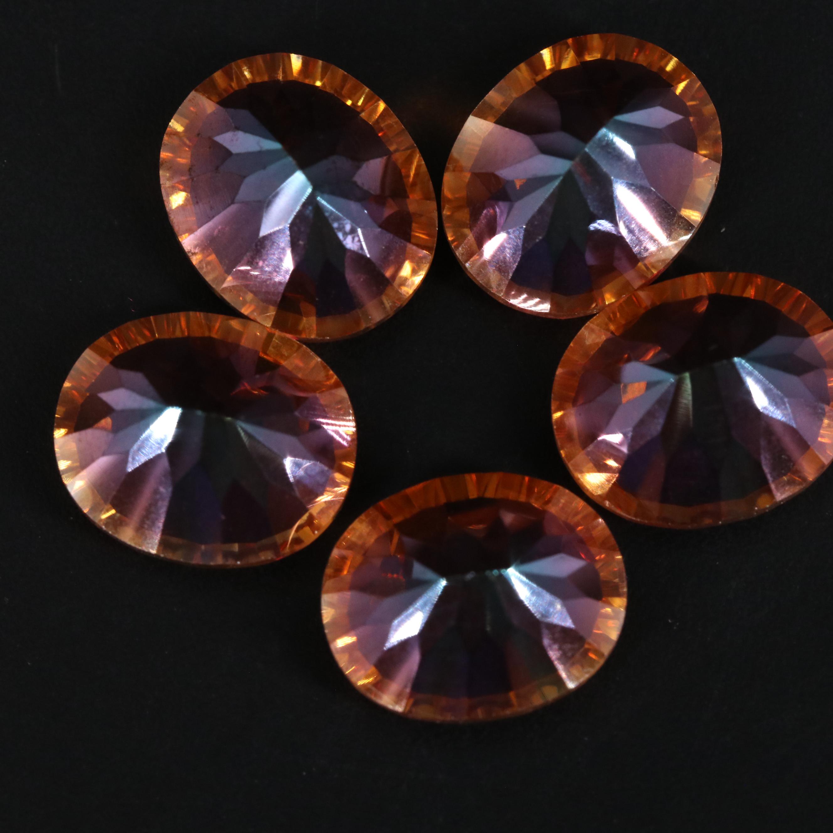 Loose 23.15 CTW Orange Quartz