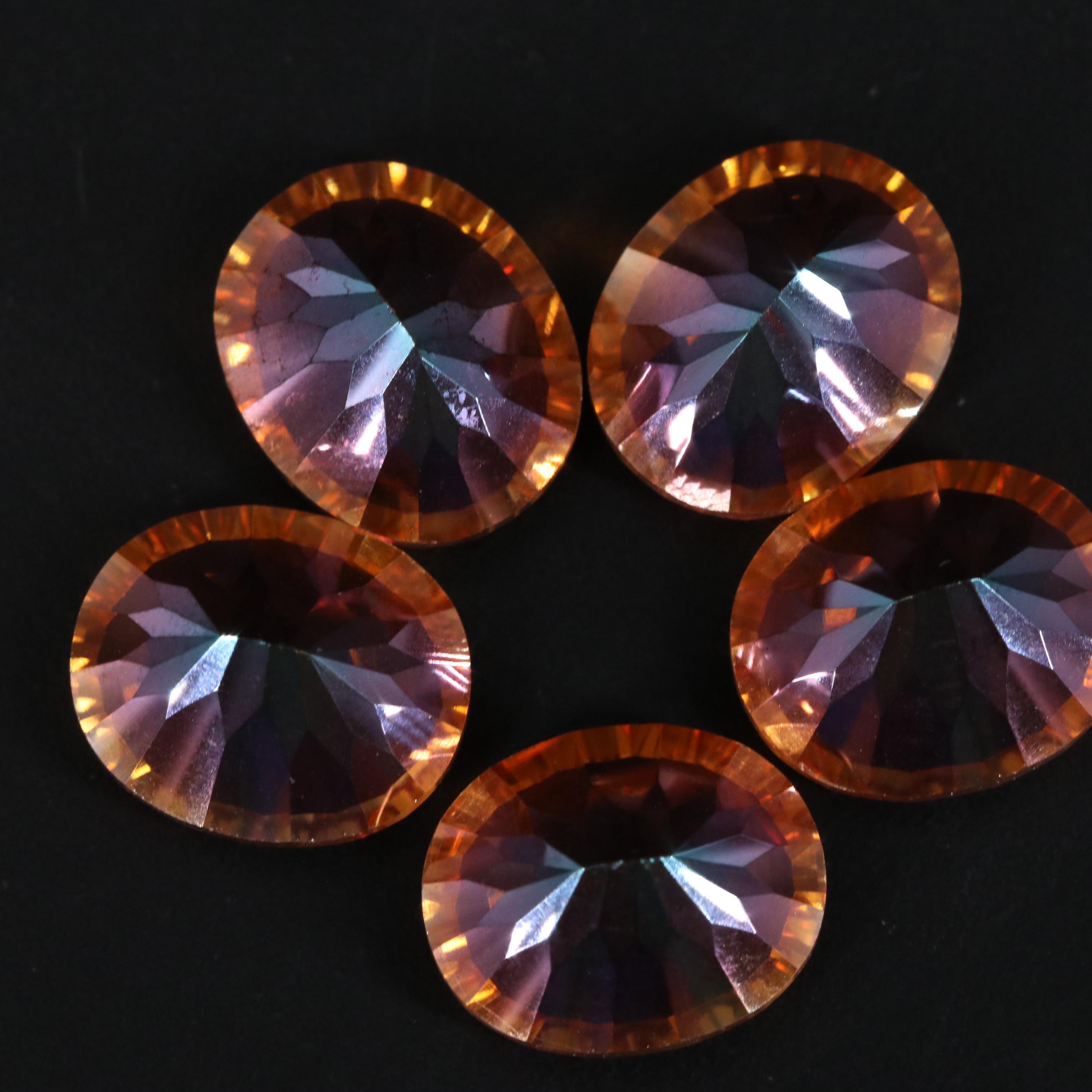 Loose 23.15 CTW Orange Quartz