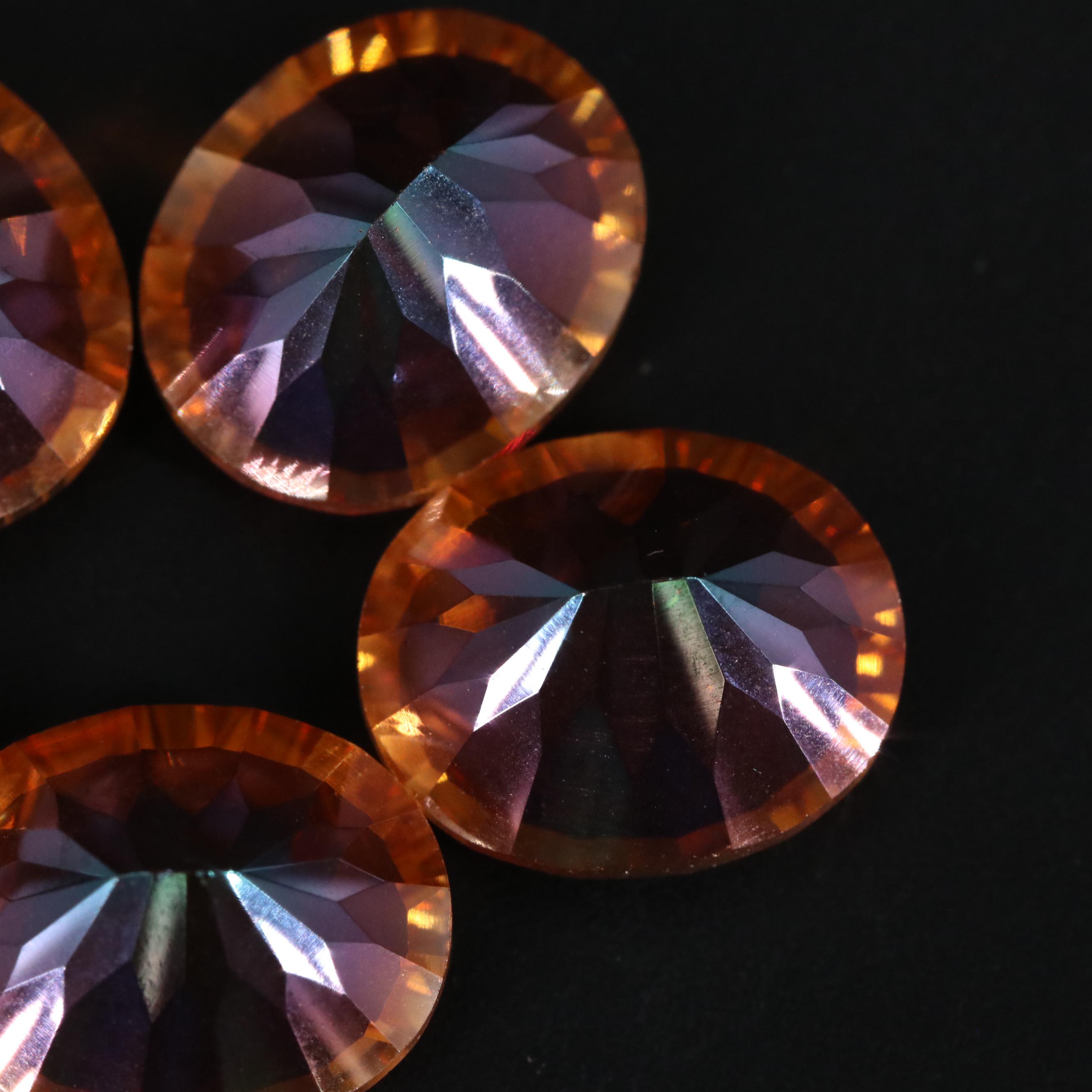 Loose 23.15 CTW Orange Quartz