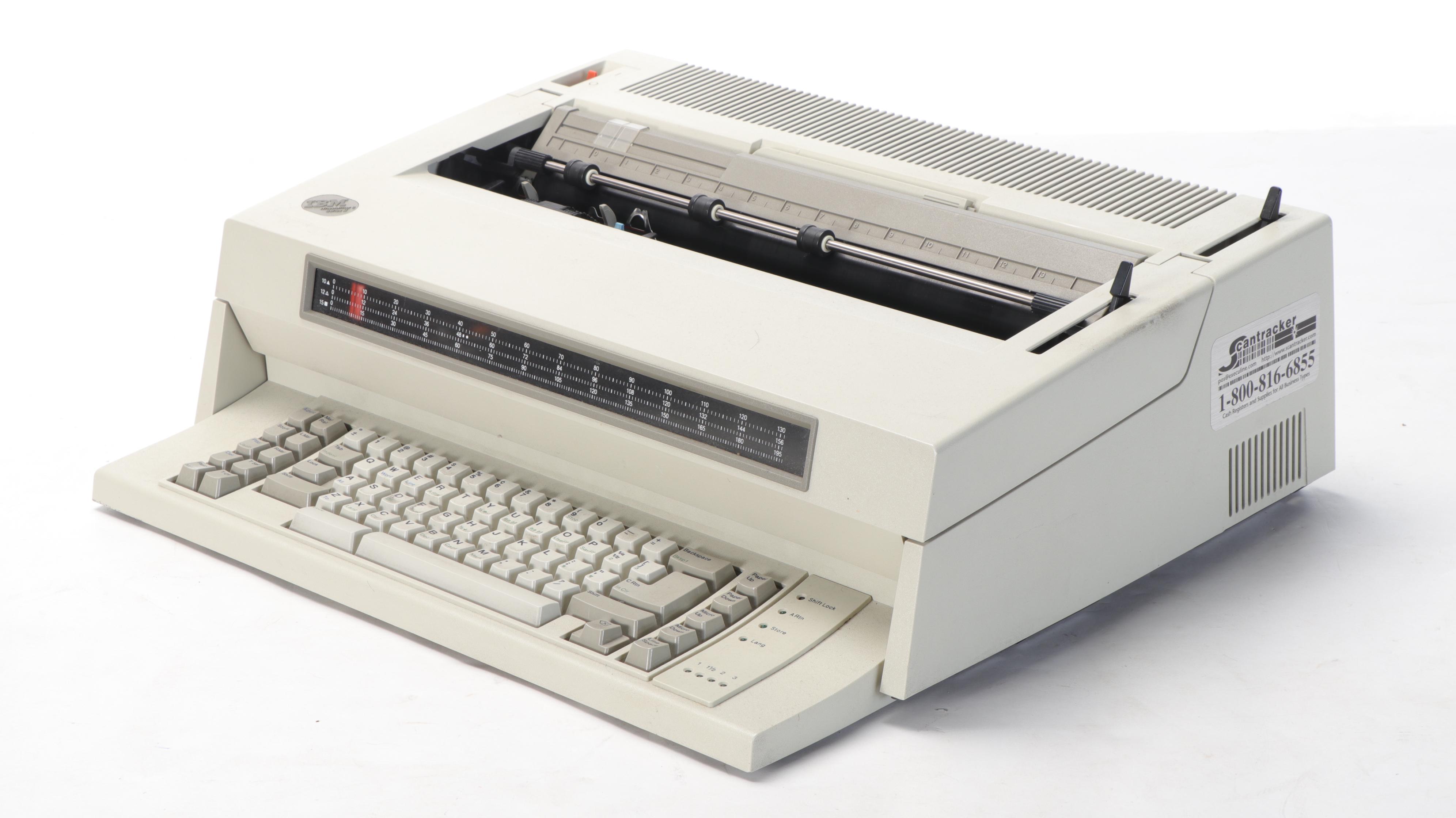 IBM Lexmark Wheelwriter Typewriters, Late 20th Century