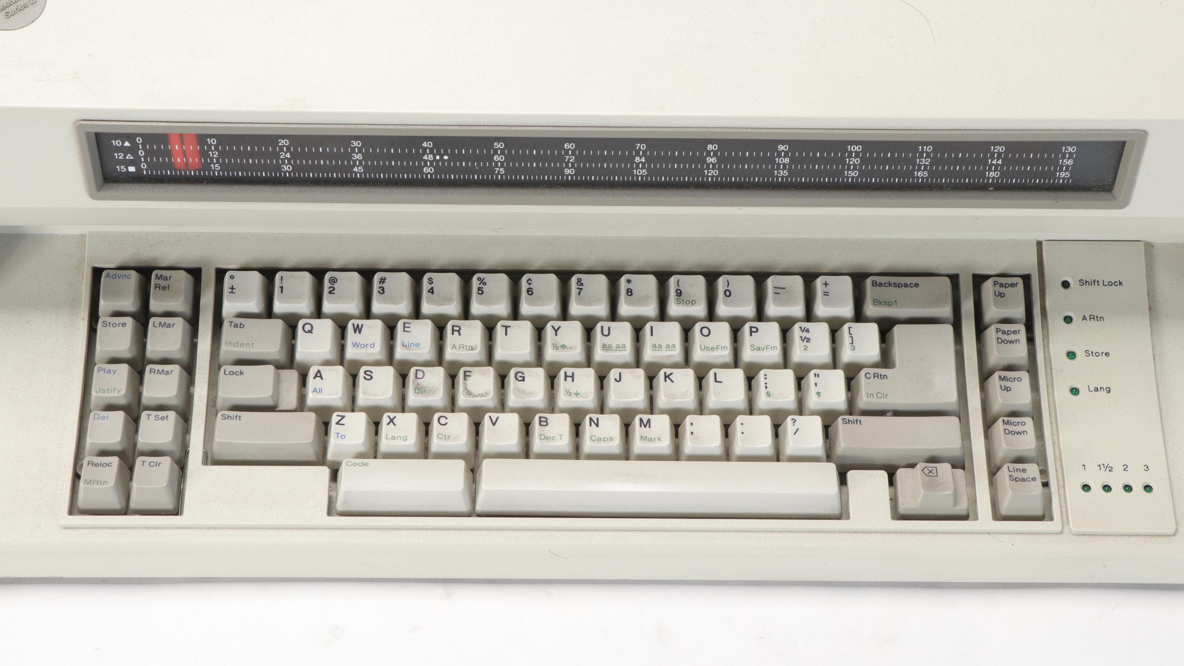 IBM Lexmark Wheelwriter Typewriters, Late 20th Century