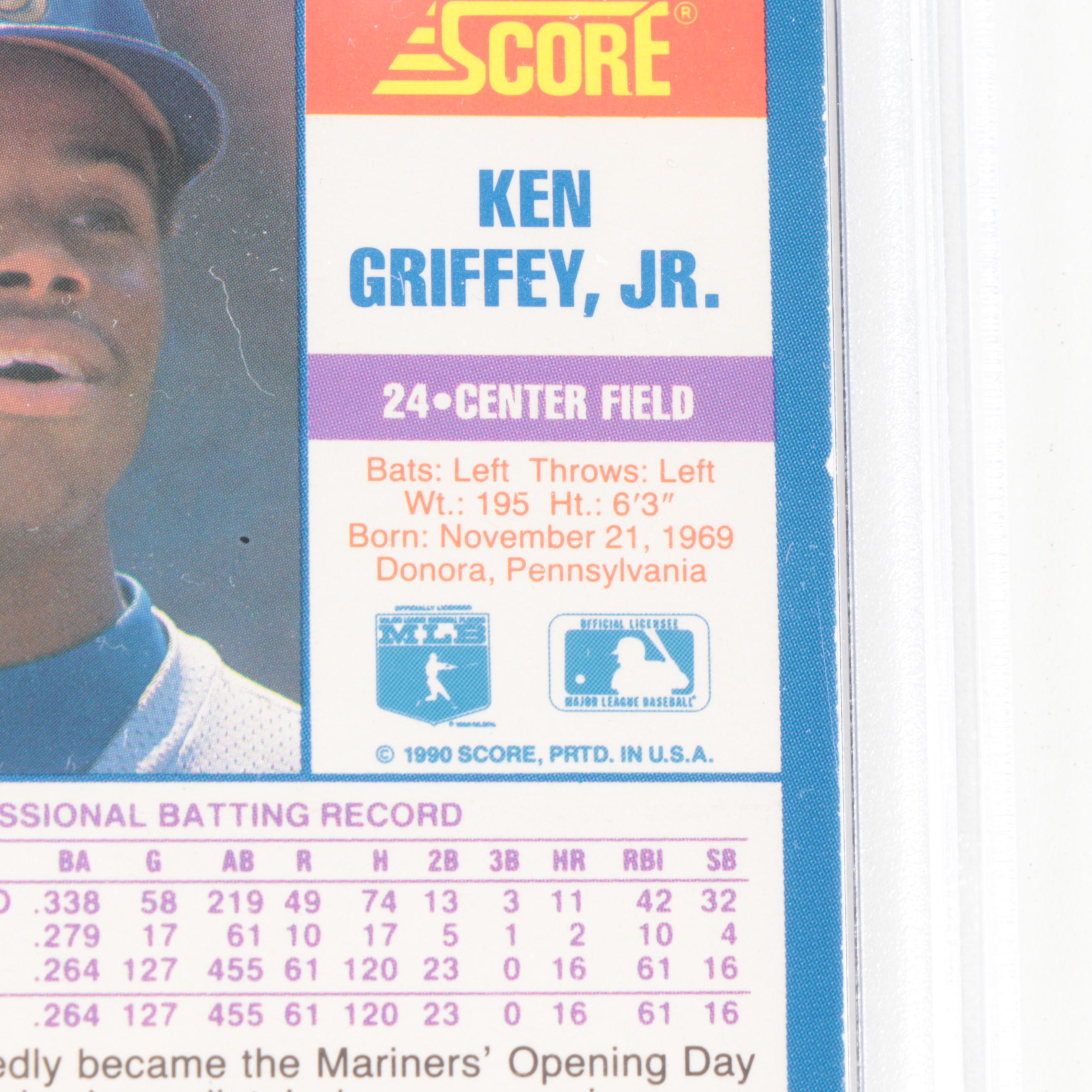 1990 Score Ken Griffey Jr. #560 Graded PSA 6 EX-MT Baseball Card