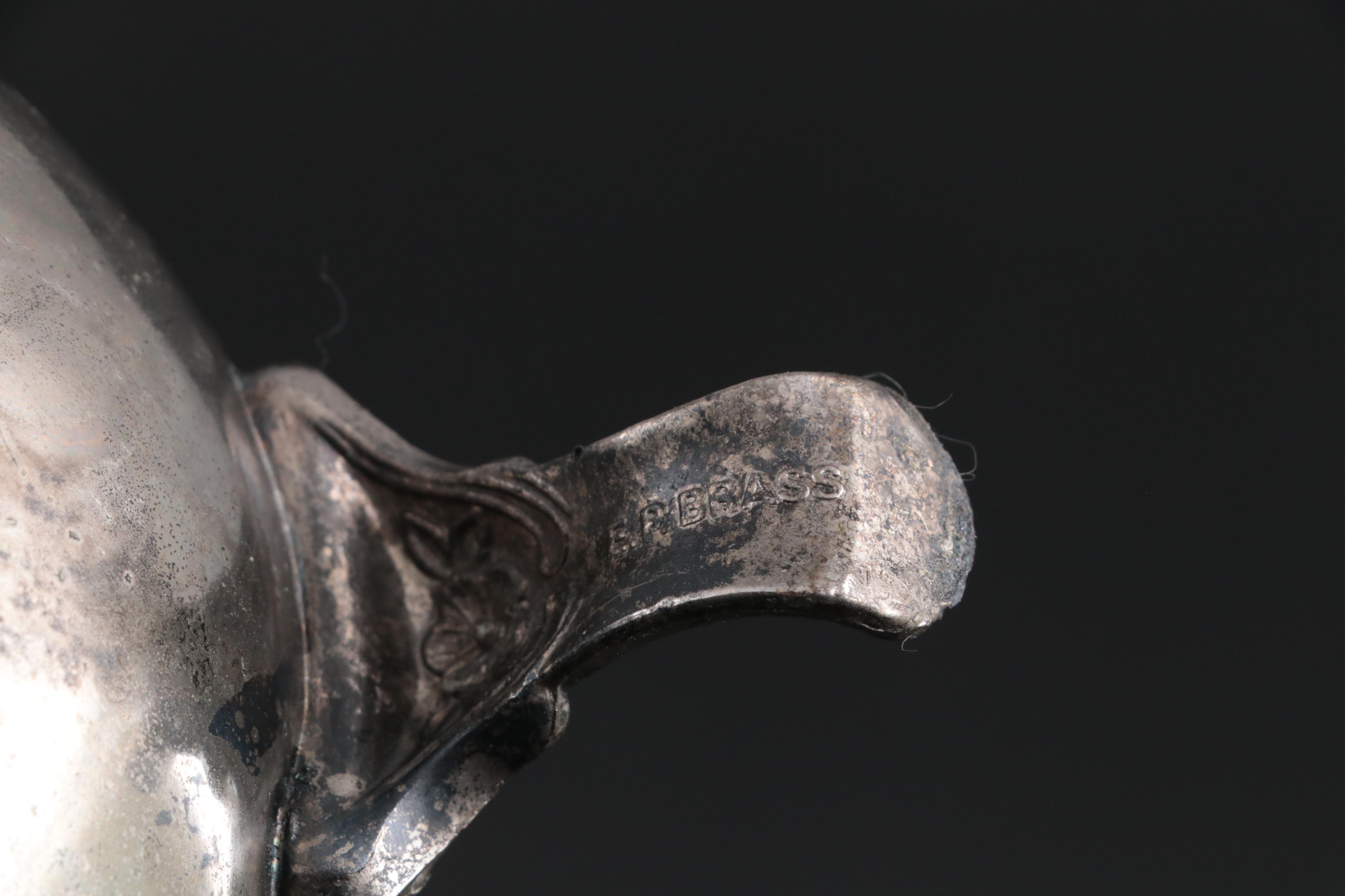 Wilcox Silver Plate Butler's Tray and Other Silver Plate Table Accessories