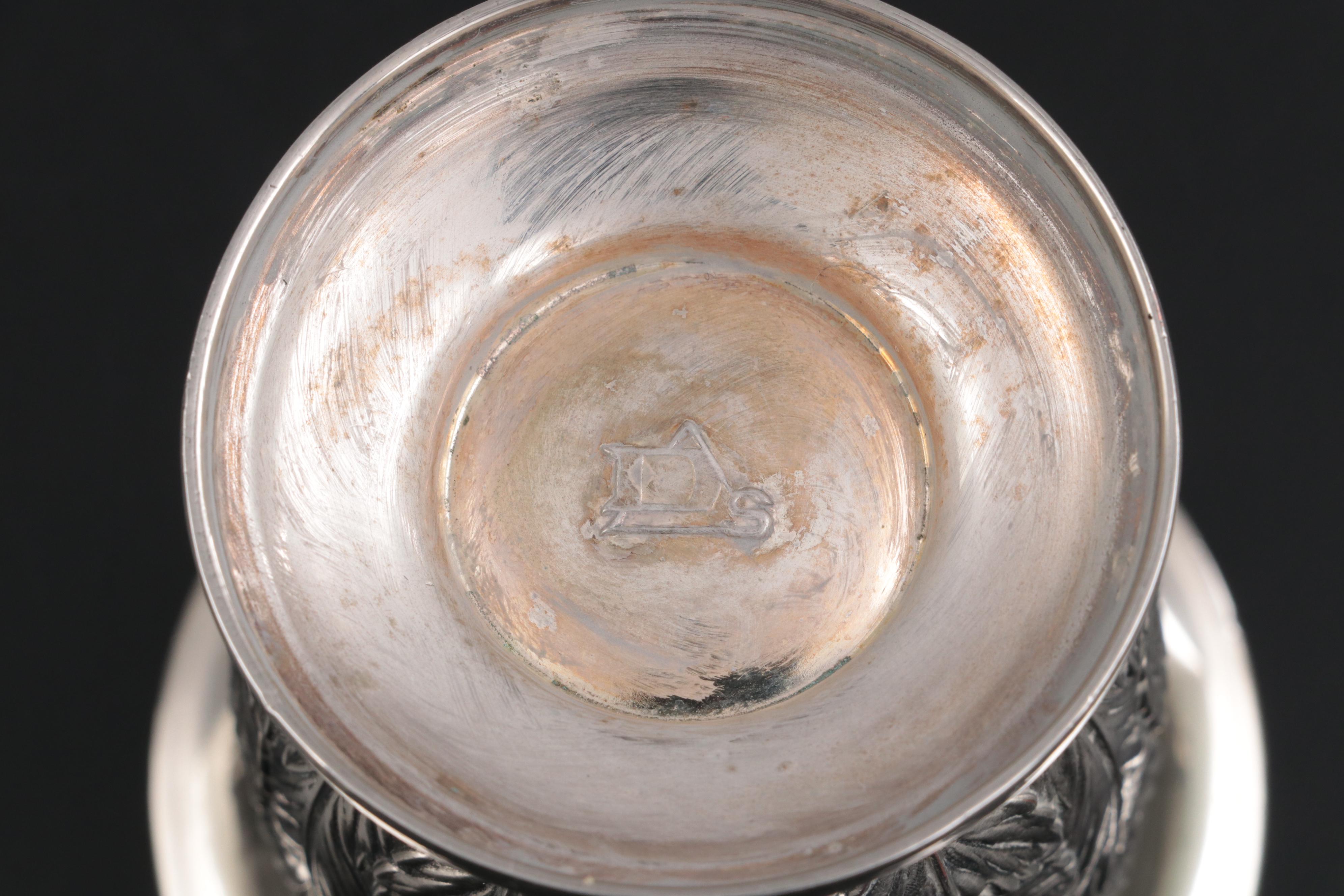 Wilcox Silver Plate Butler's Tray and Other Silver Plate Table Accessories