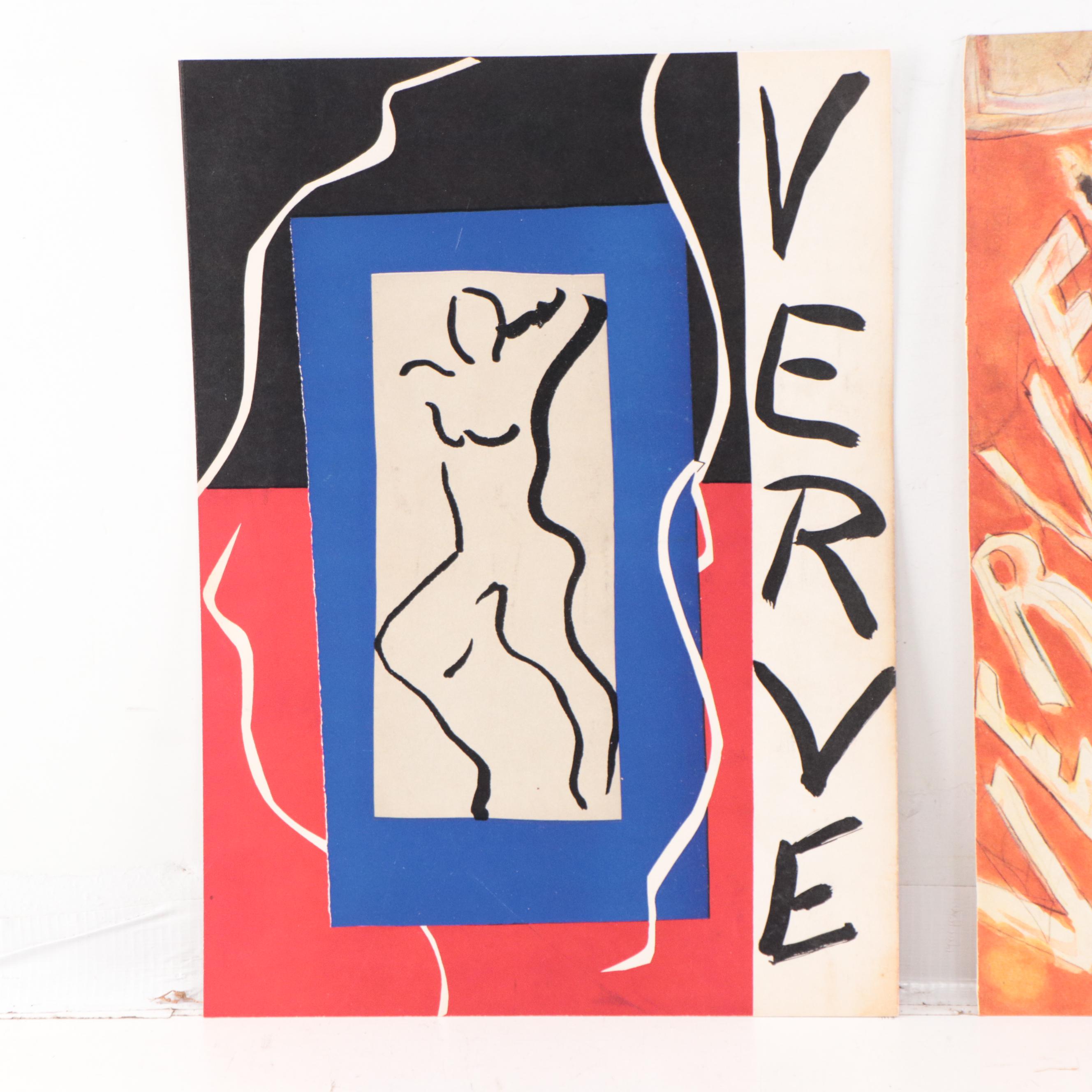 Matisse, Braque and Bonnard Covers for Verve, 1930s